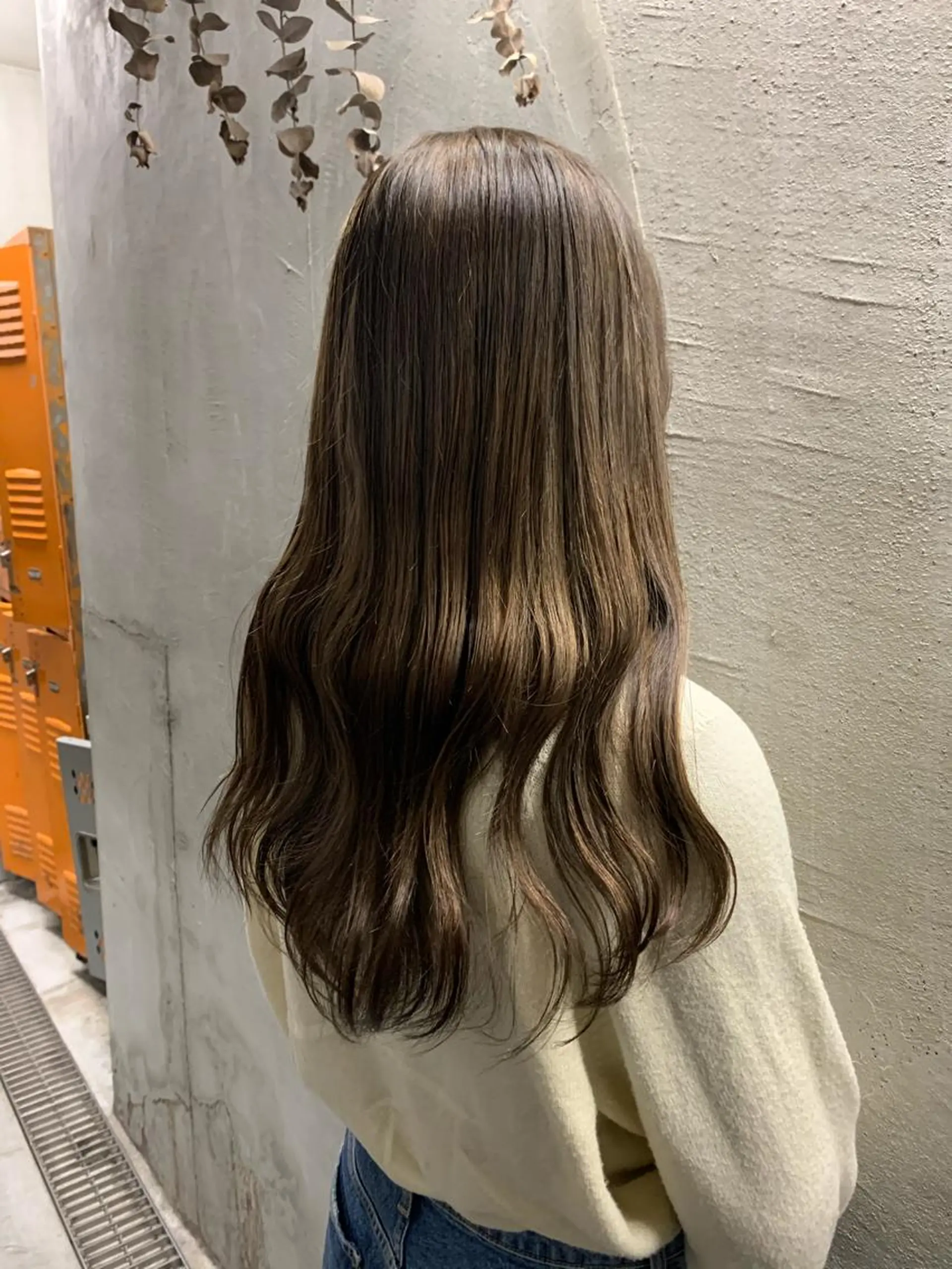 ロング カラー ベージュカラー 似合わせカラー🫶 小川千波のヘアスタイル