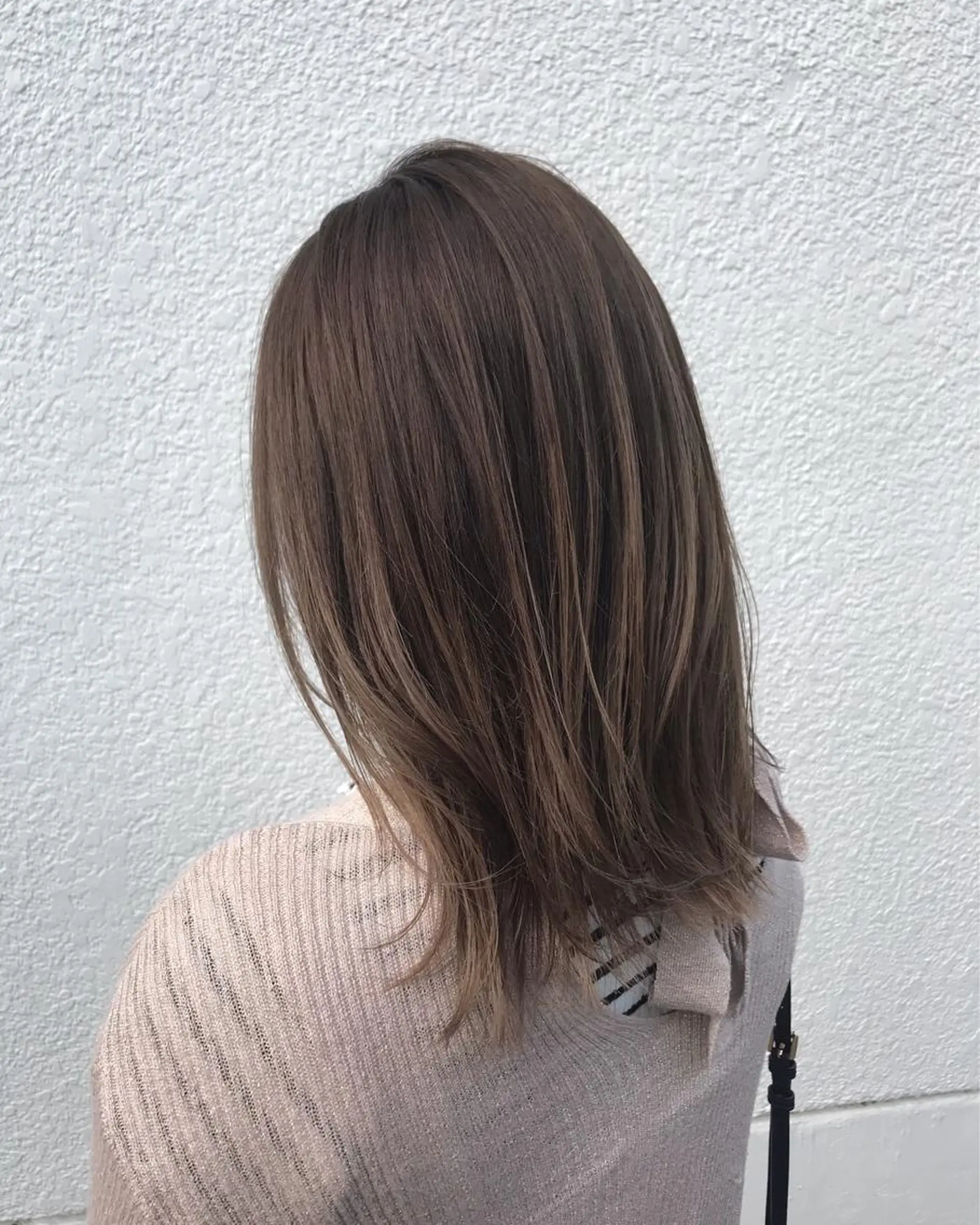 ミディアム カラー パーマ ヘアアレンジ メンズ キッズ ベージュカラー グラデーションカラー ミルクティーベージュ Forest. -髪質改善-のヘアスタイル