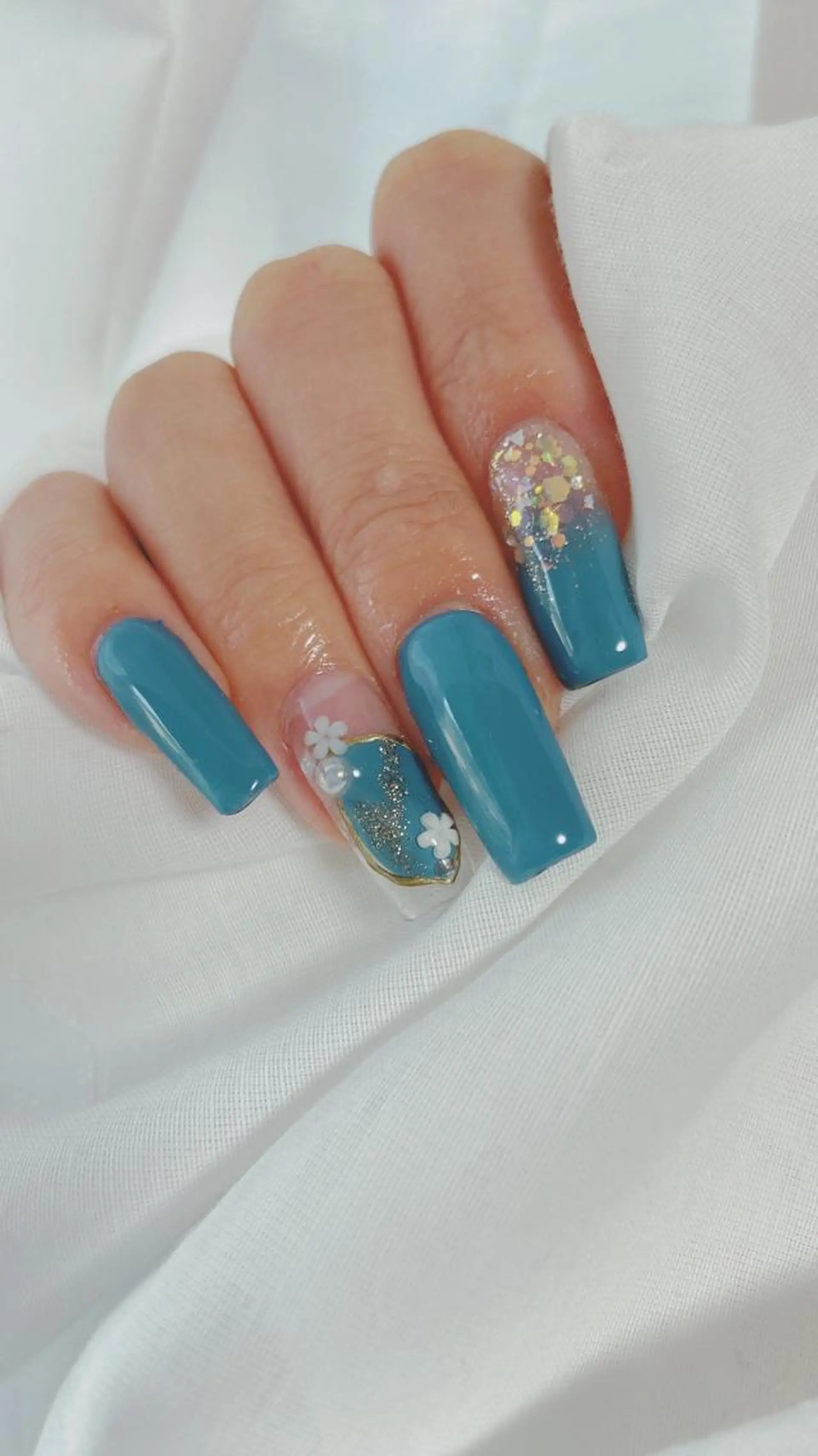 ネイル 長さ出し ジェルネイル ハンドネイル HandSnail自宅サロン所属・HandSnail 座間自宅ネイルサロンのネイルデザイン