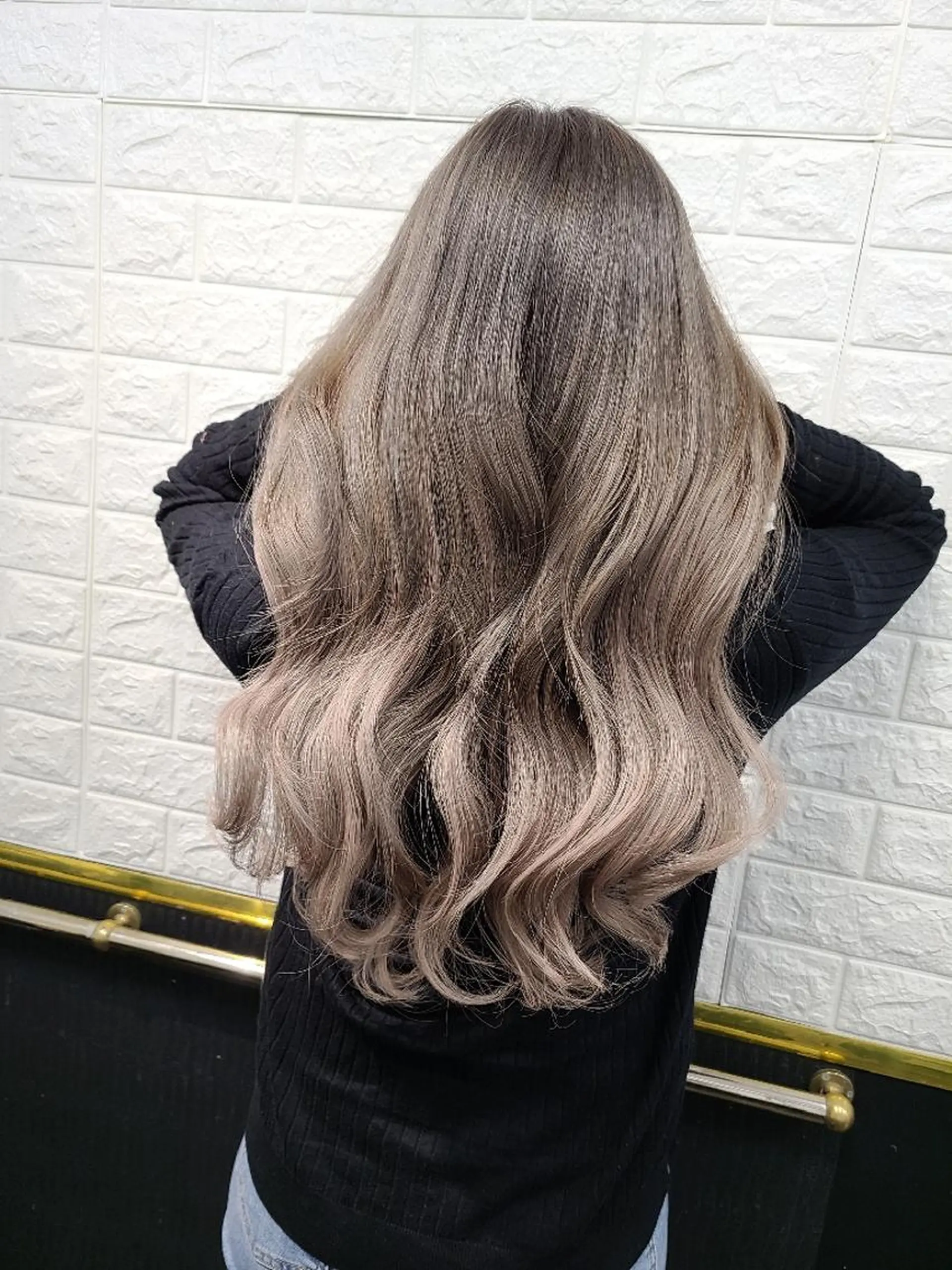 ロング エクステ 外国人風カラー ロング ヘアカラー エクステ ANKH CROSS 池袋所属・*エクステ/髪質改善 カラー特化*マサキのヘアスタイル