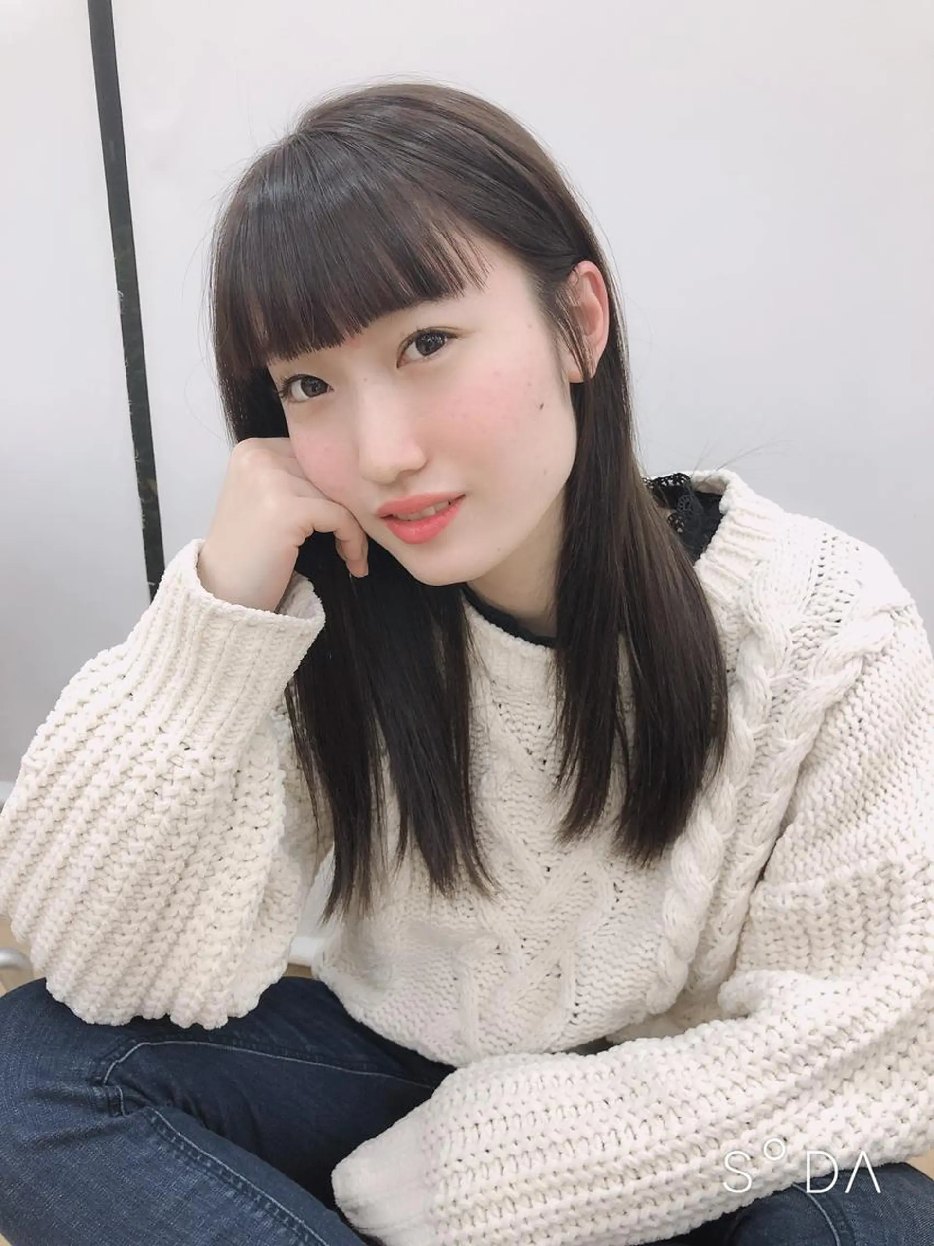 ロング カット ヘアカラー 福原 亜祐美のヘアスタイル