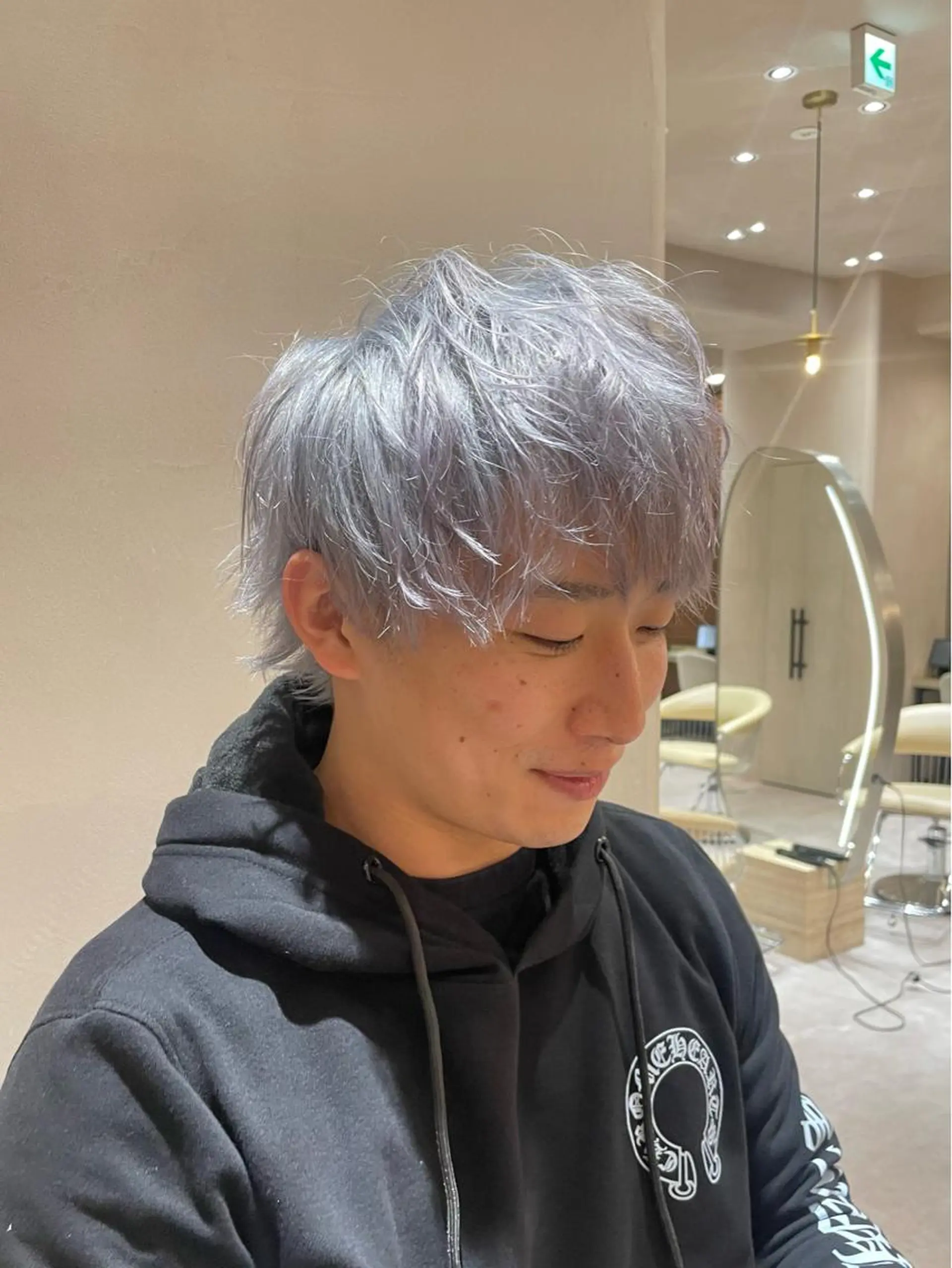 ショート カラー メンズ メンズブリーチ ブリーチ ヘアカラー トリートメント 渋谷/メンズ特化/ 女子ウケ/FUKAのヘアスタイル