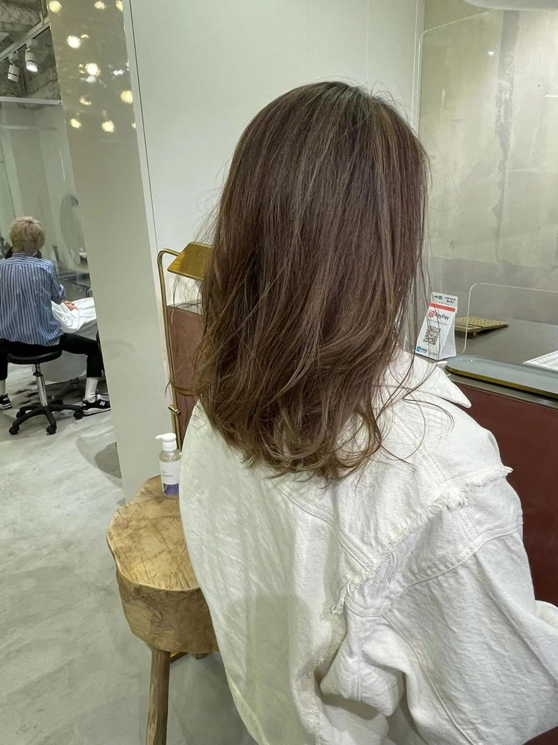 ミディアム ハイライト CYAN by artefice所属・千原 海颯のヘアスタイル