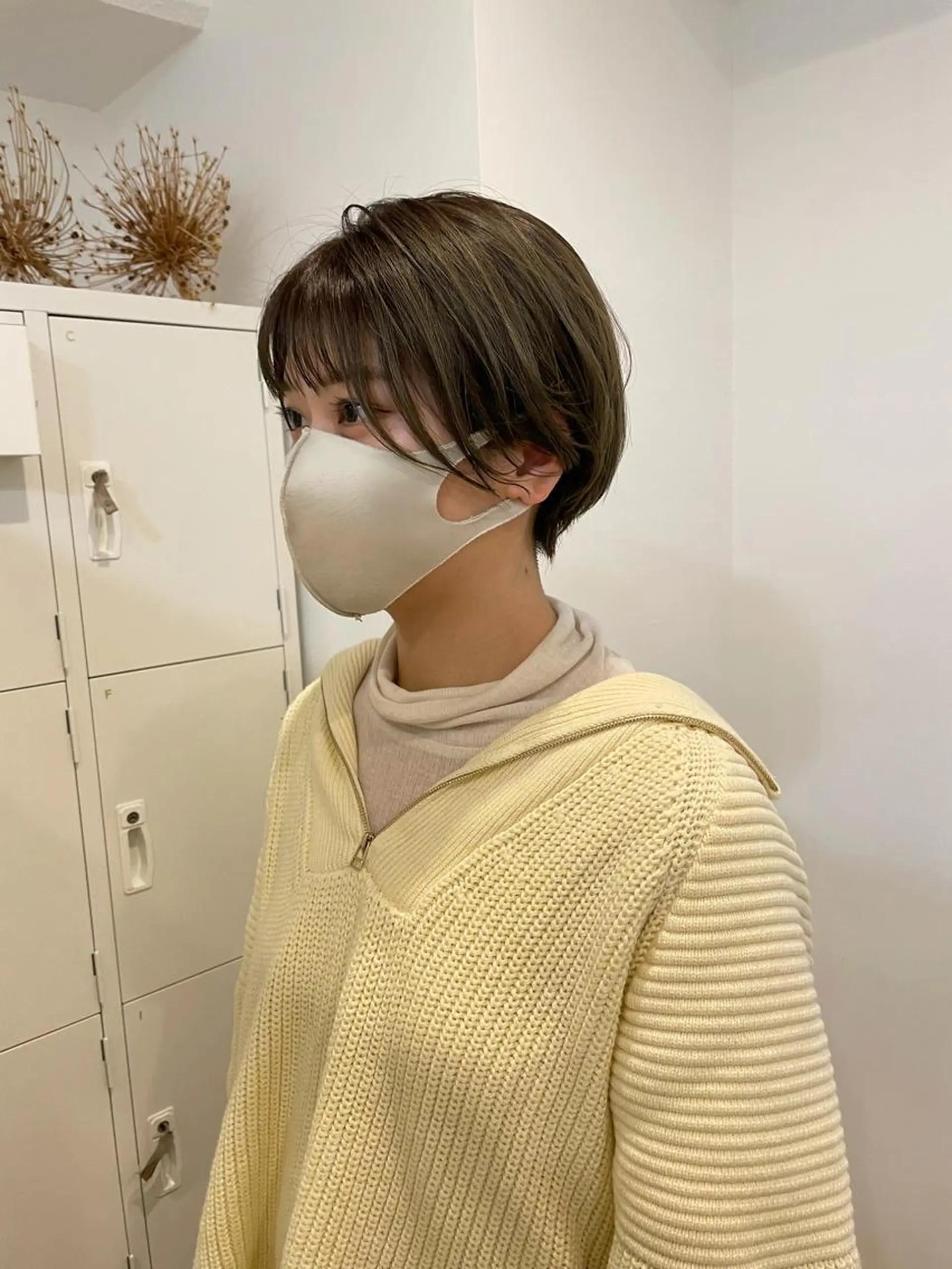 ショート カット ヘアカラー トリートメント 大迫 江梨のヘアスタイル