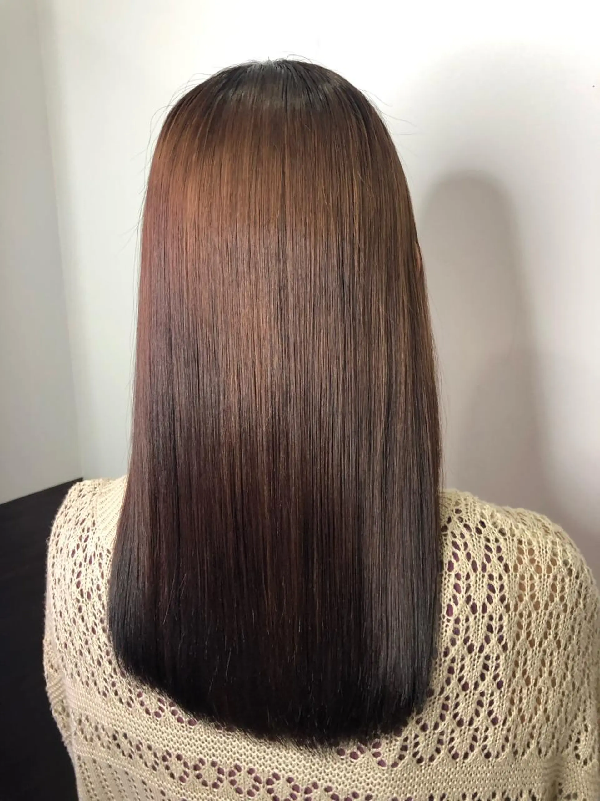 ロング ヘアカラー トリートメント 🧸プルエクステ❤︎ ネイルKAO🧸のヘアスタイル