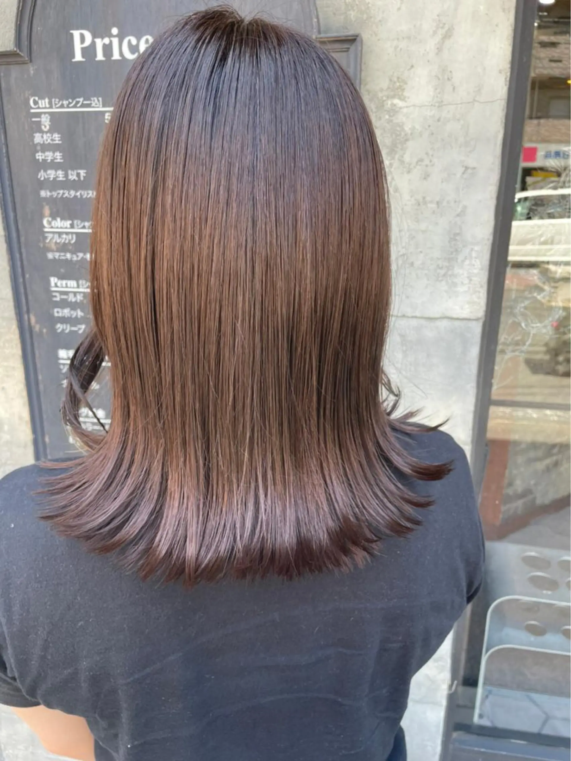 ミディアム カット ヘアカラー 千葉 涼のヘアスタイル