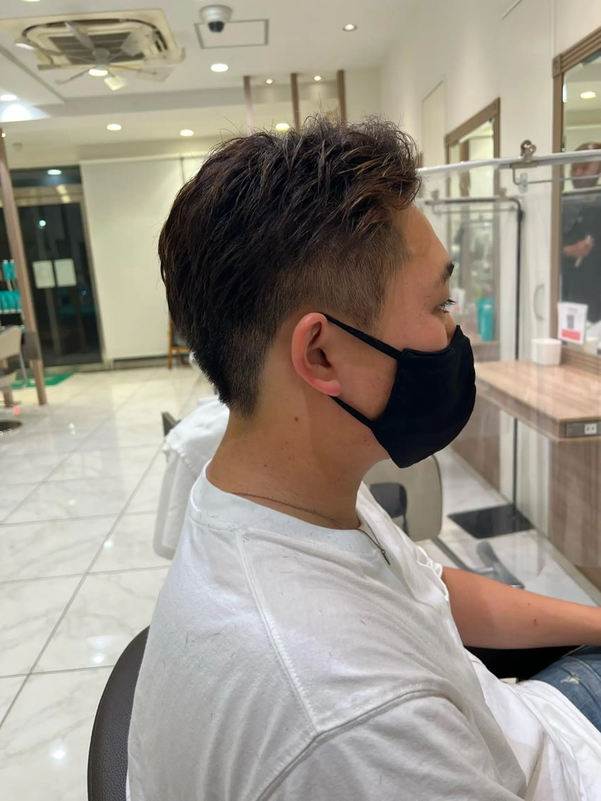 メンズ 顔周り/韓国レイヤー junkaのヘアスタイル