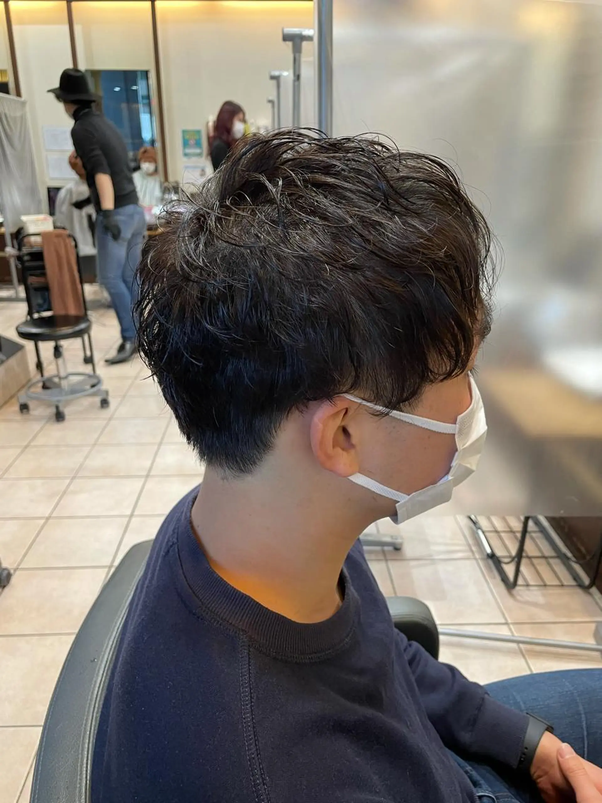 メンズ メンズパーマ カット パーマ FRAME ASUKAのヘアスタイル