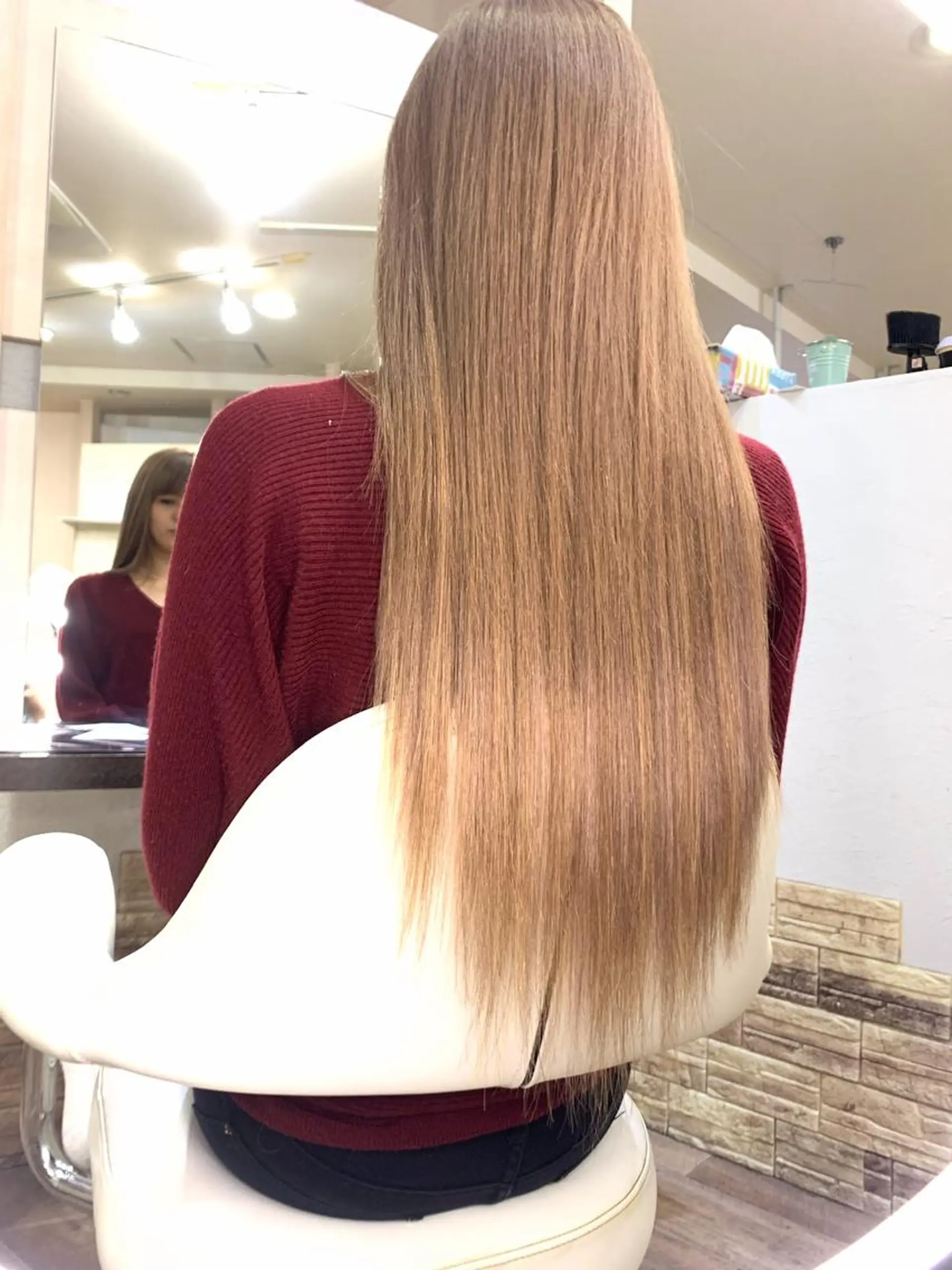 ロング レディース専用🌷咲 の垢抜けブリーチ部屋のヘアスタイル