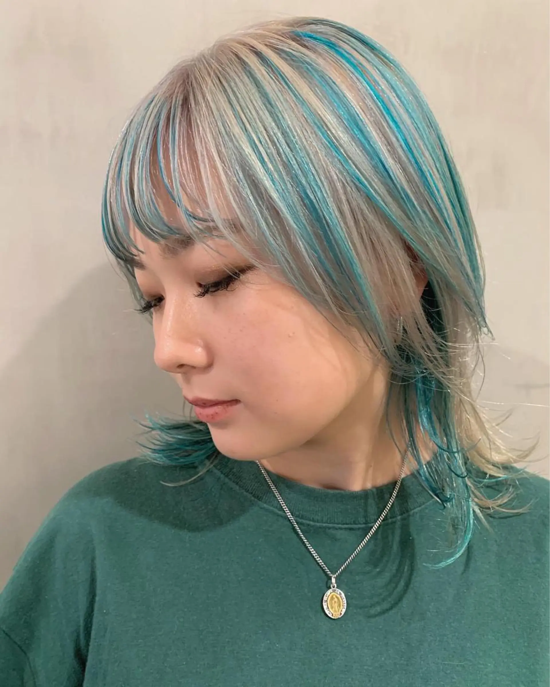 ミディアム カラー カット ヘアカラー トリートメント 優作 〜圧倒的信頼〜のヘアスタイル