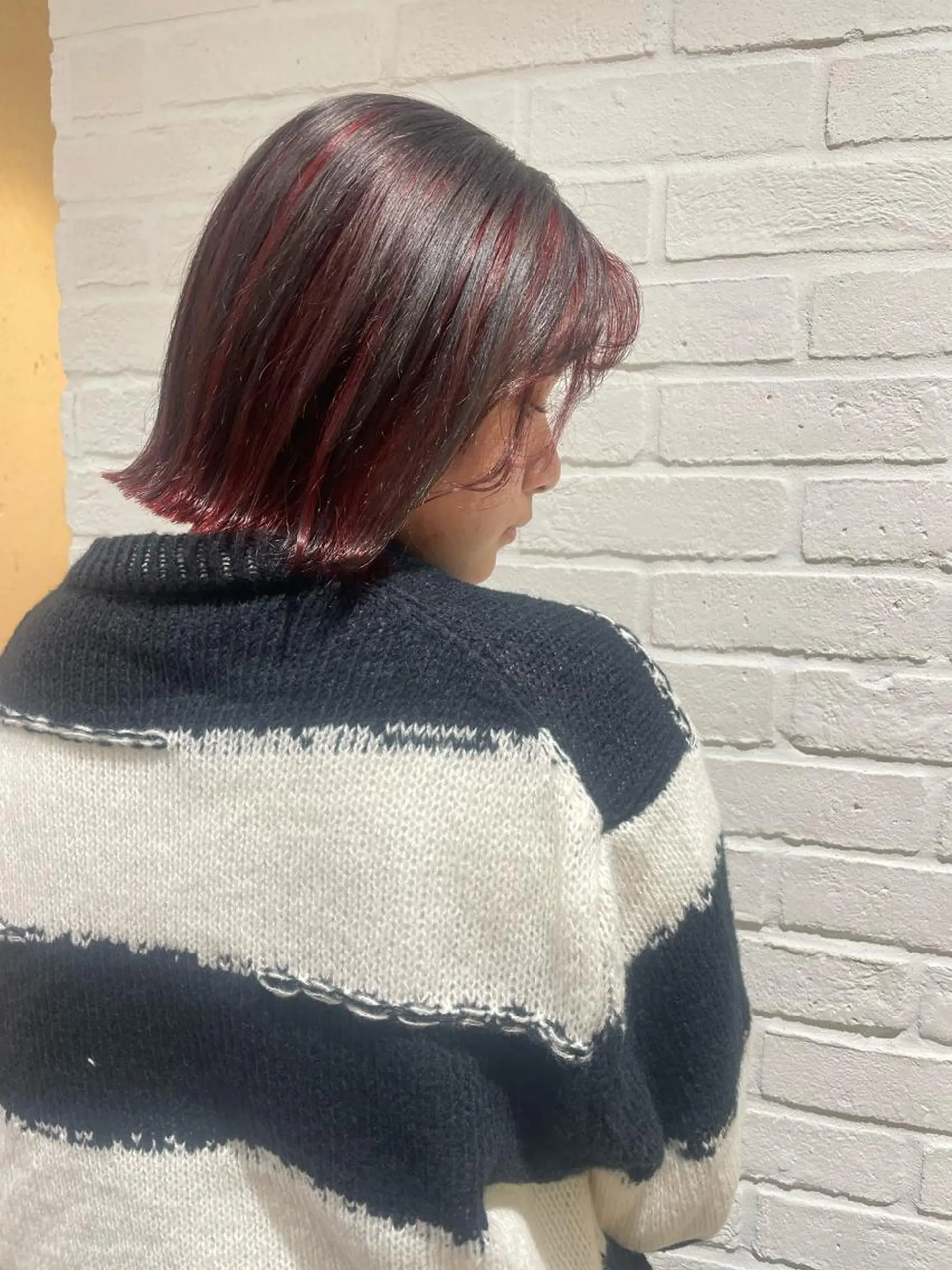 ミディアム カラー カット ヘアカラー トリートメント hisano / ハイトーン･透明感のヘアスタイル