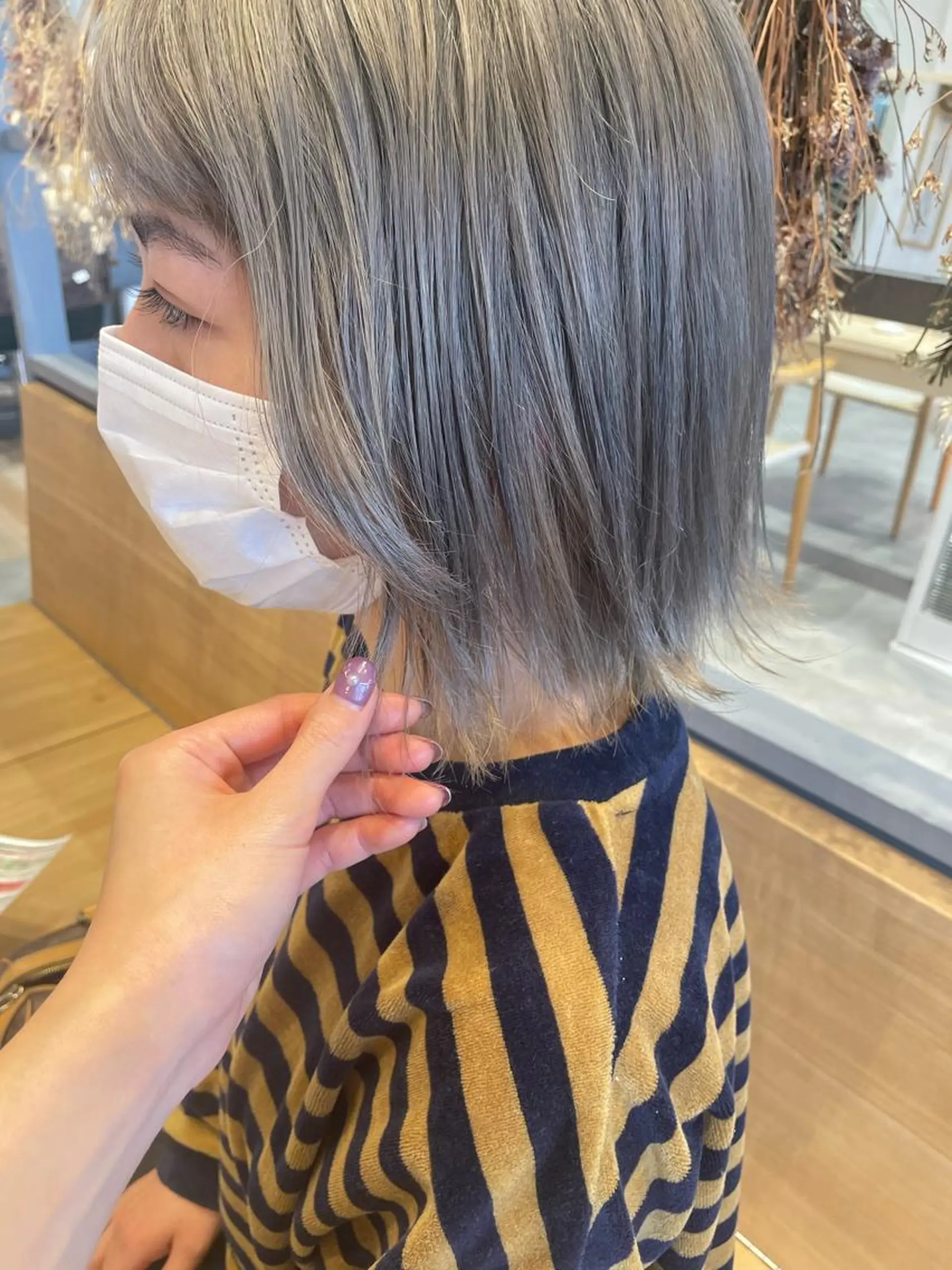 カラー 透明感カラー ヘアーサロングラッド所属・三村 桜生のヘアスタイル