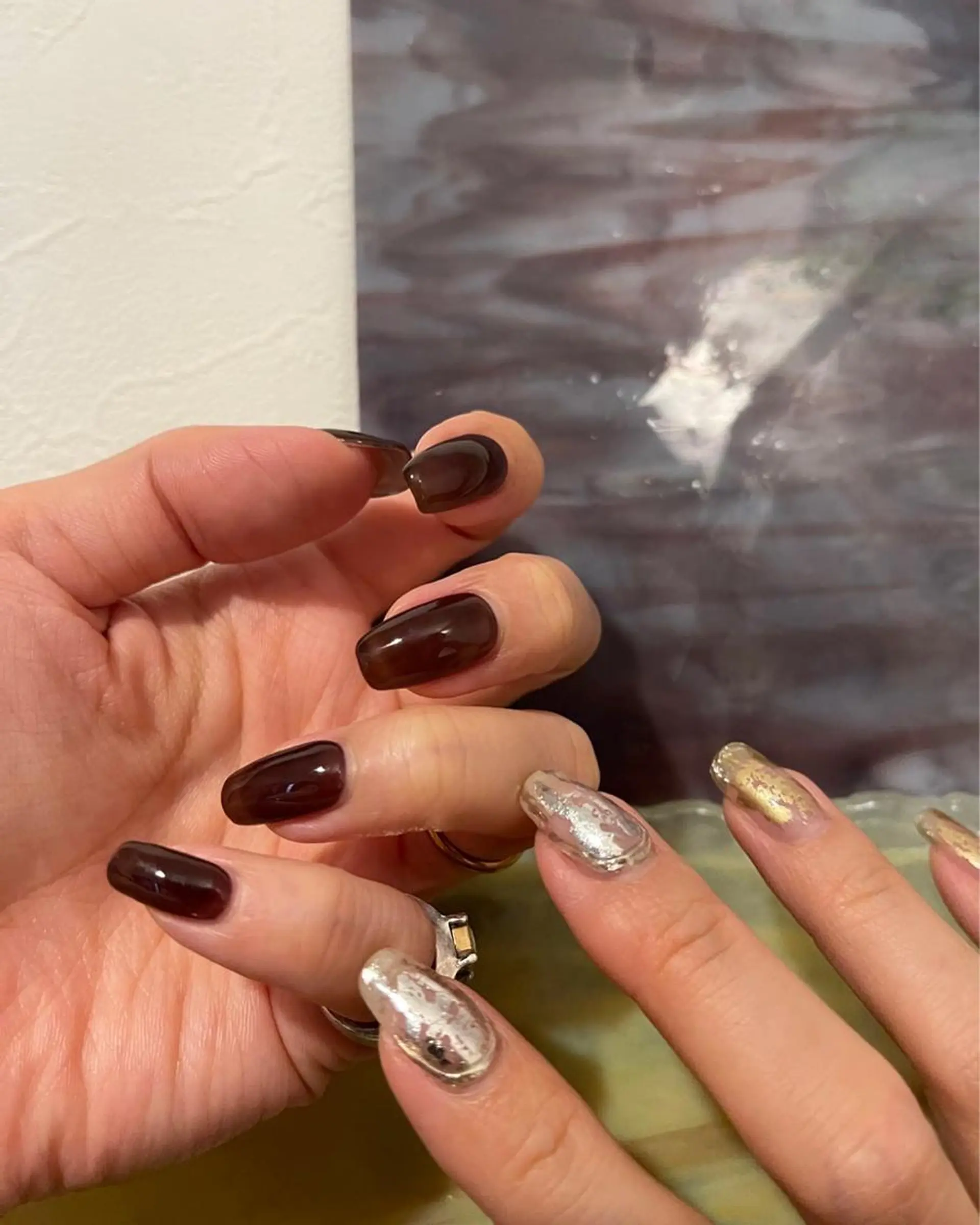 ネイル ハンドネイル フットネイル kiii.__ ✴︎*のネイルデザイン