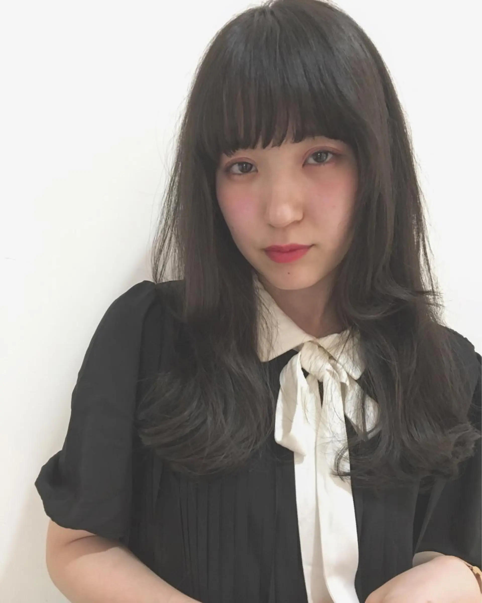 ロング 店長/mao/ 前髪/顔周りカットのヘアスタイル