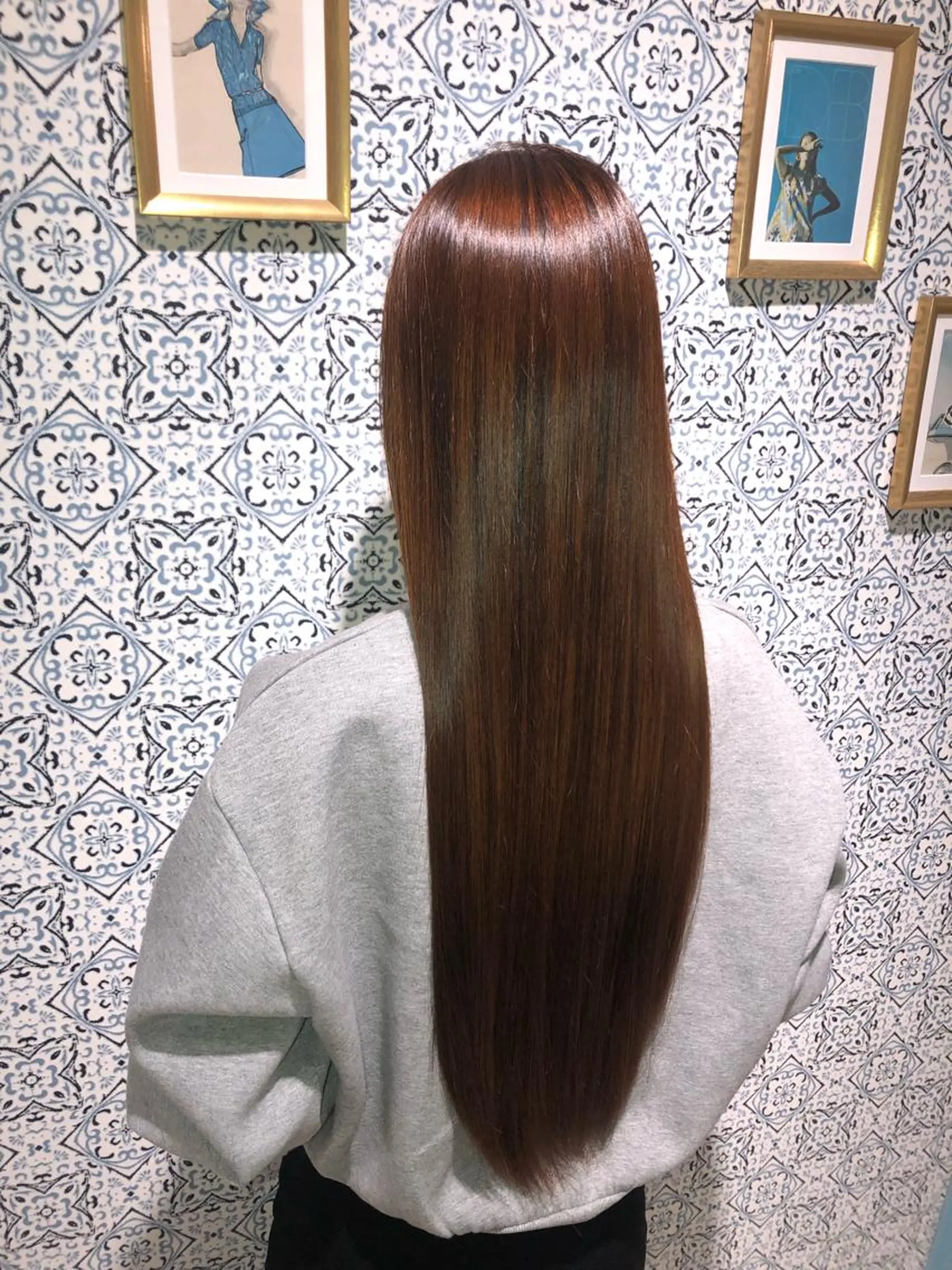 ロング 髪質改善　縮毛の達人 矢井由真のヘアスタイル