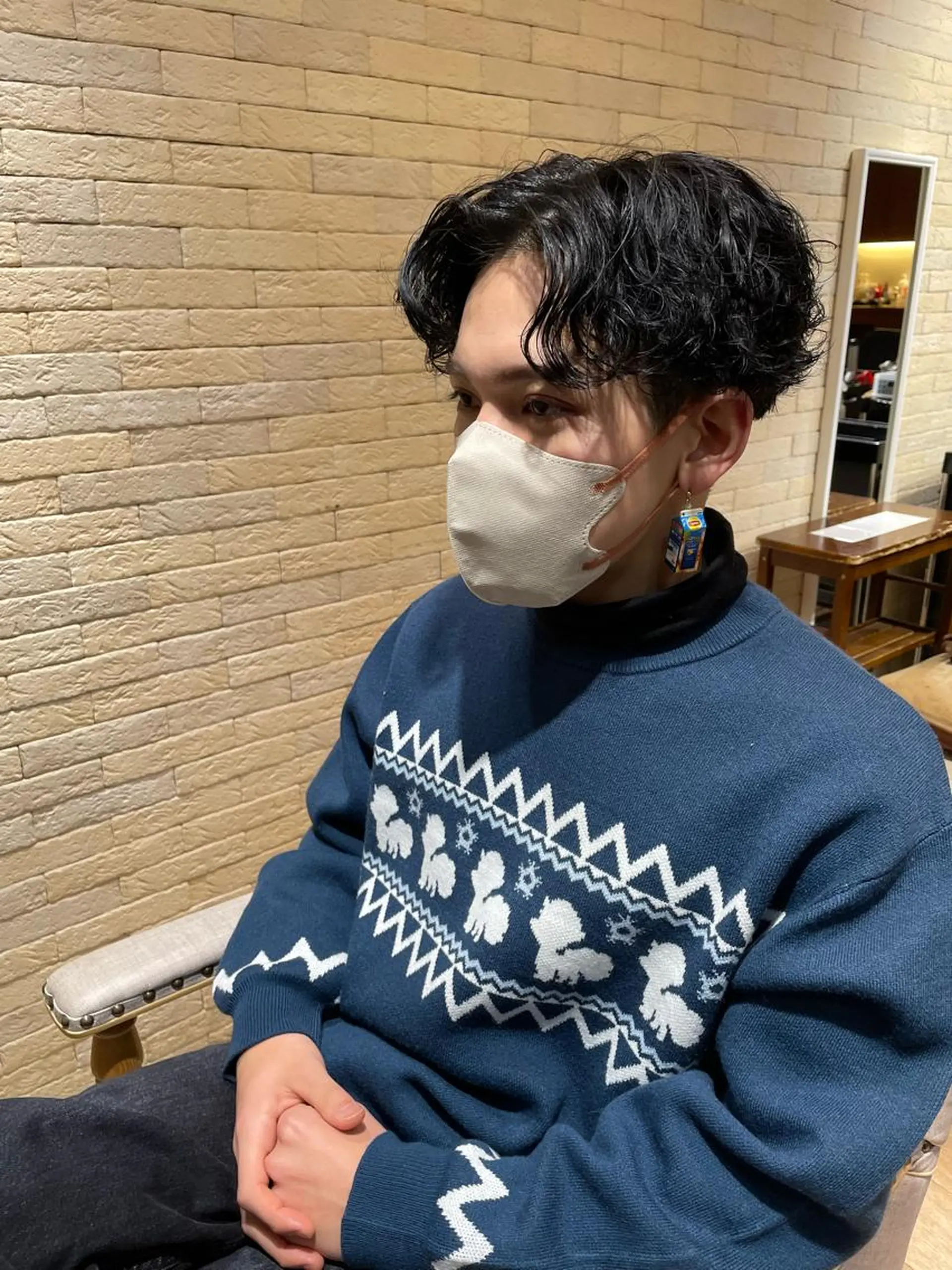 メンズ 亀川蓮 Agu hairのヘアスタイル