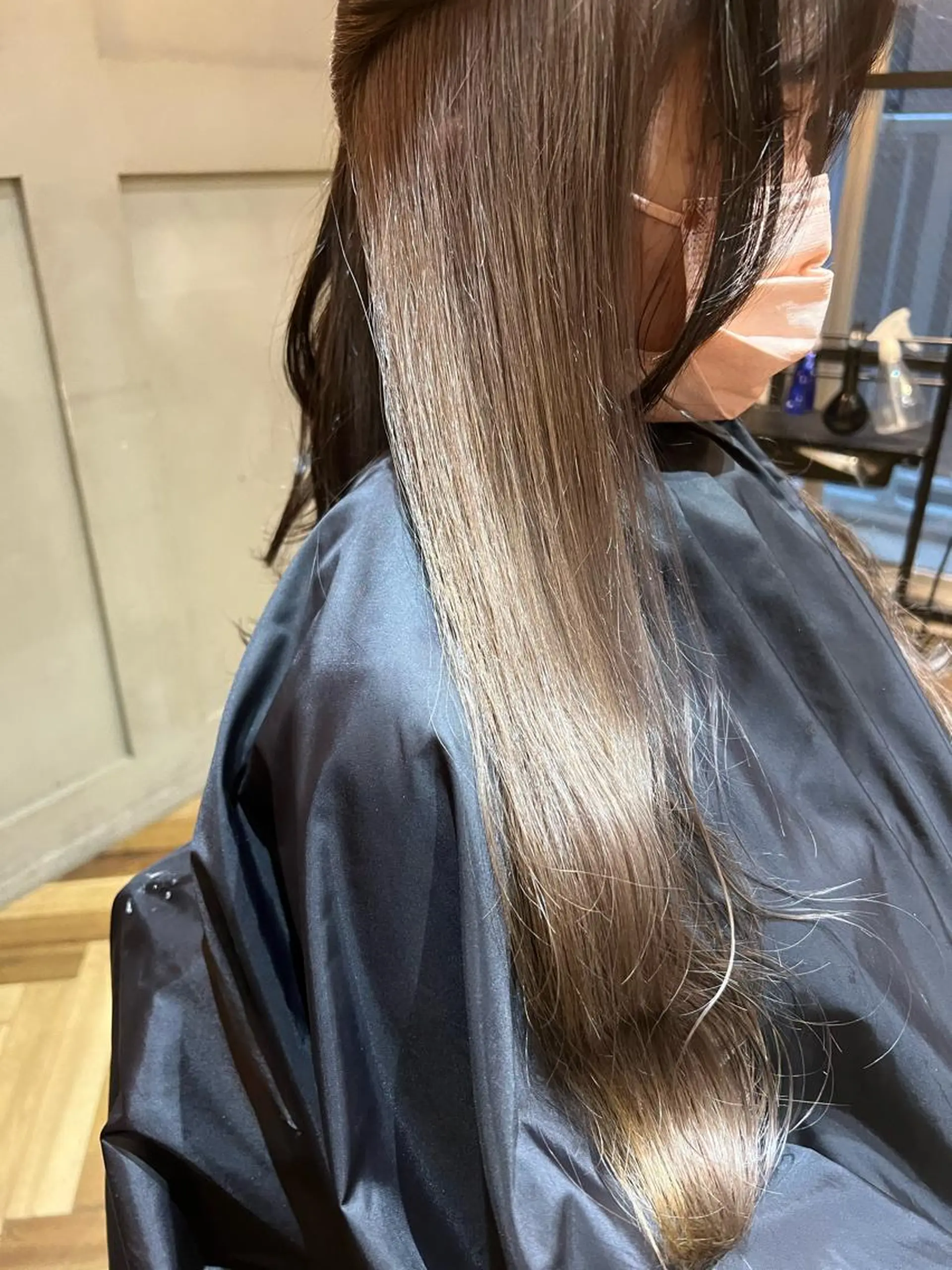 セミロング amie所属・amie三宮 NAKANOのヘアスタイル