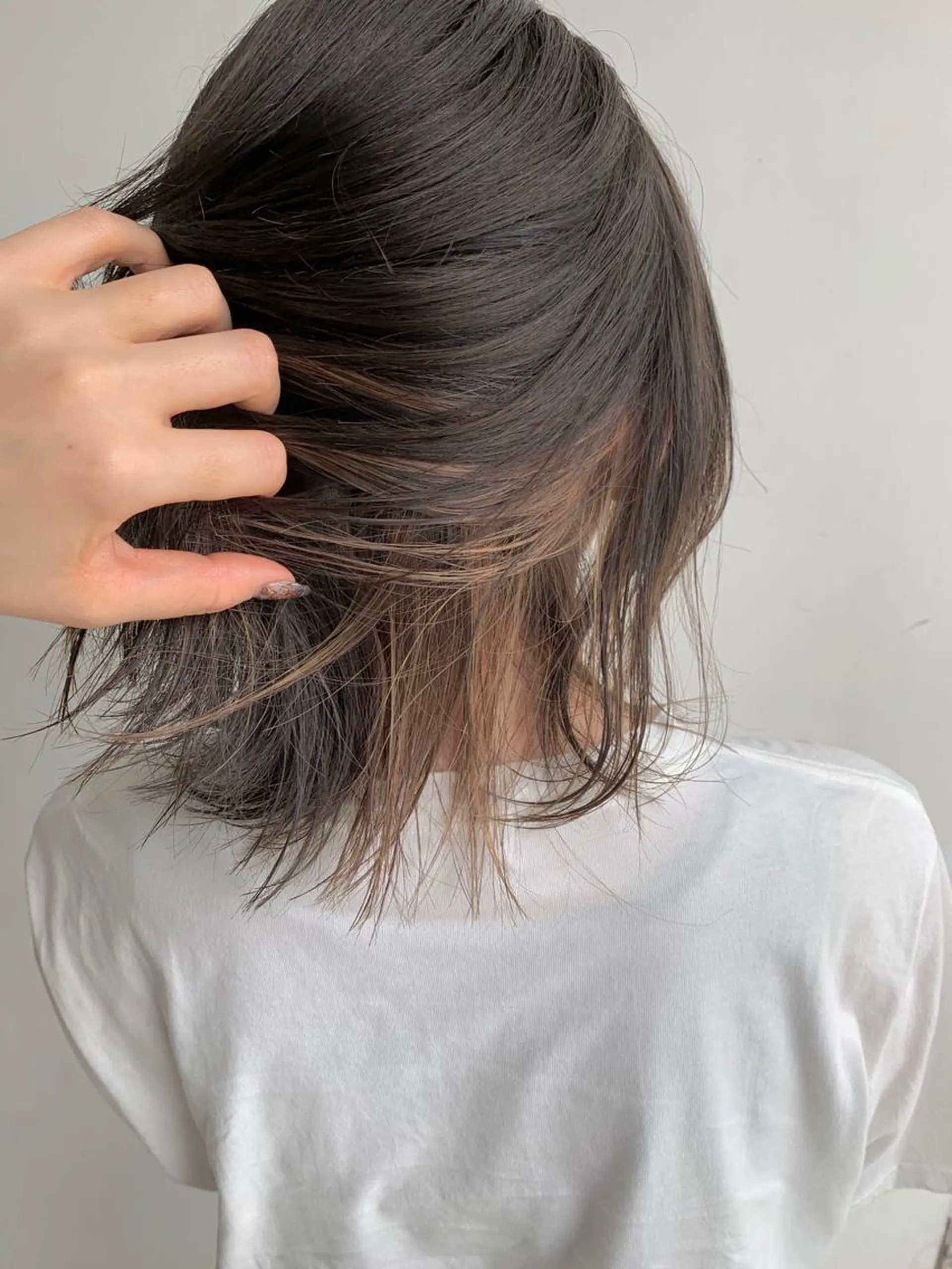 ミディアム カラー カット ヘアカラー トリートメント ally hairsalon所属・Emi .のヘアスタイル