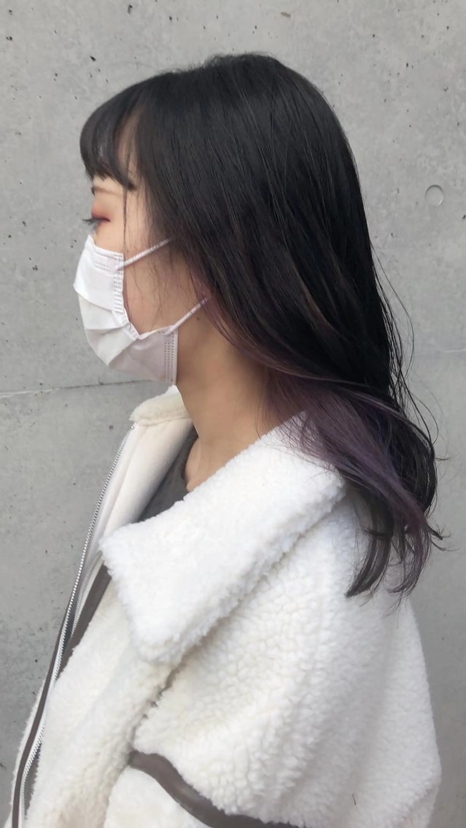 カラー インナーカラー バイオレットカラー カット ヘアカラー ボブ支持率NO1 🌈CHIKAのヘアスタイル