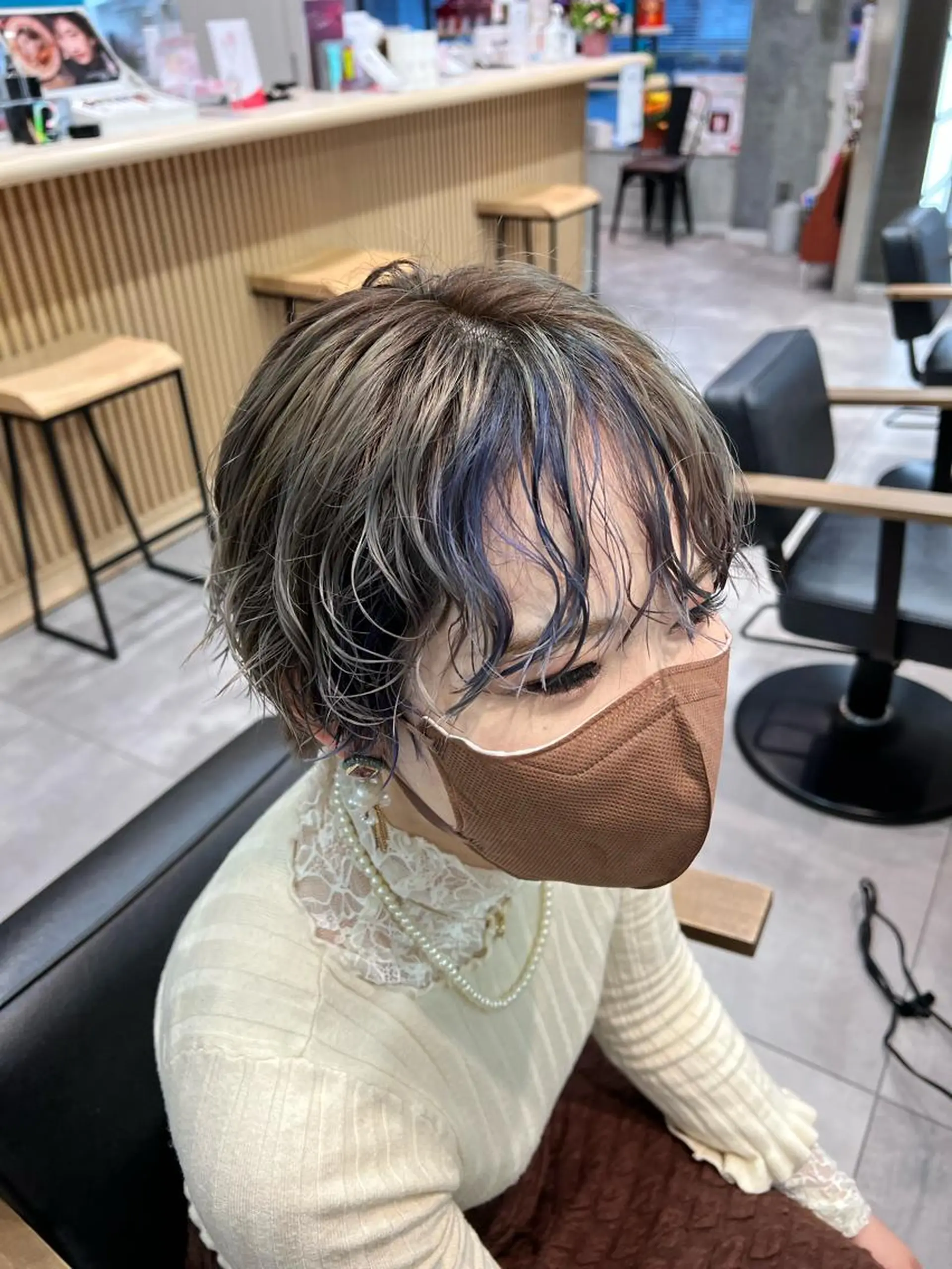 ショート カラー ヘアカラー トリートメント 🌞レイヤー×カラー 前川那津美🌞のヘアスタイル