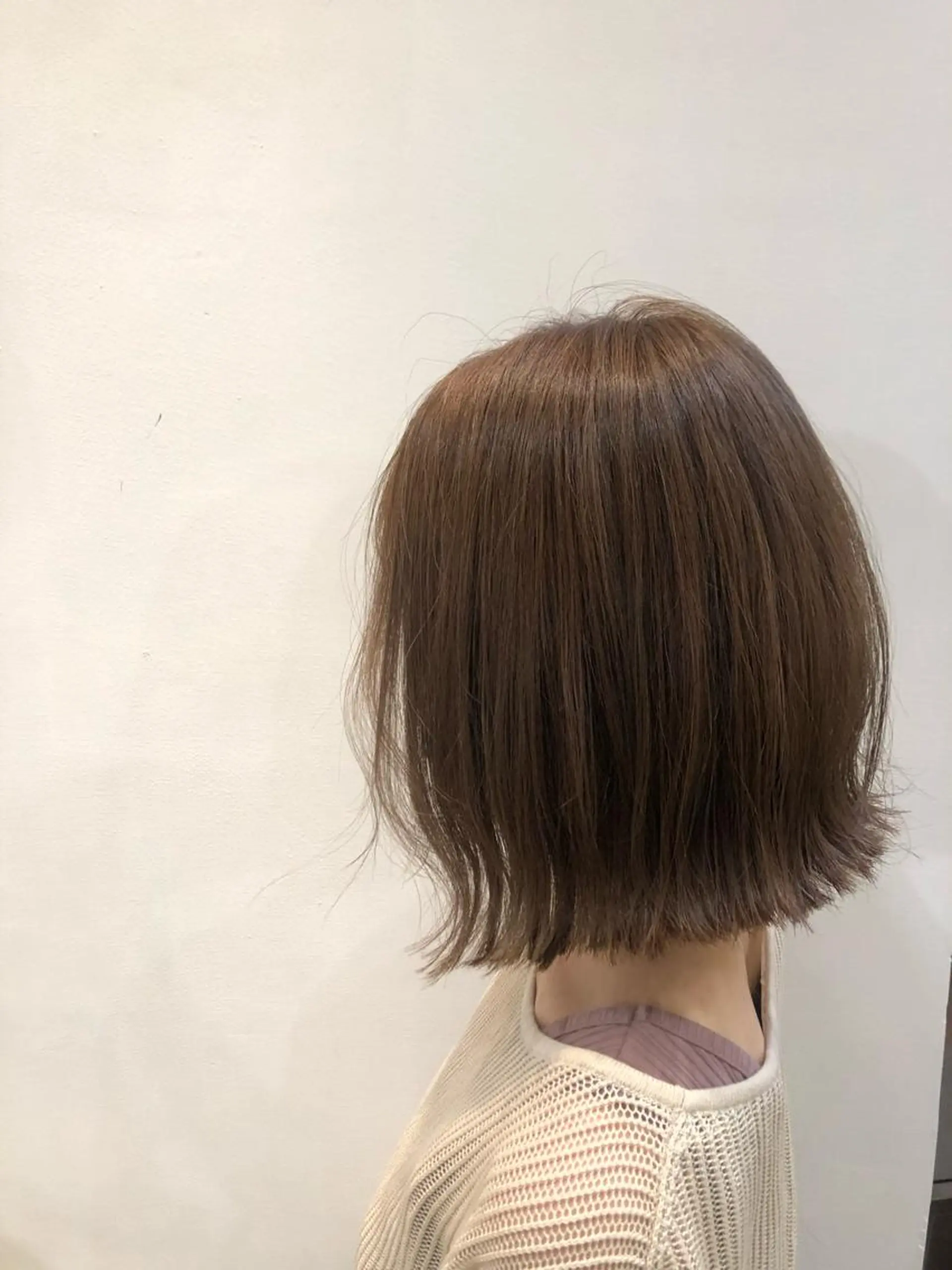 ミディアム カラー ベージュカラー くびれヘア レイヤーカット カット ヘアカラー トリートメント 湯田実津希🤎 ﾐﾙｸﾃｨ専門のヘアスタイル
