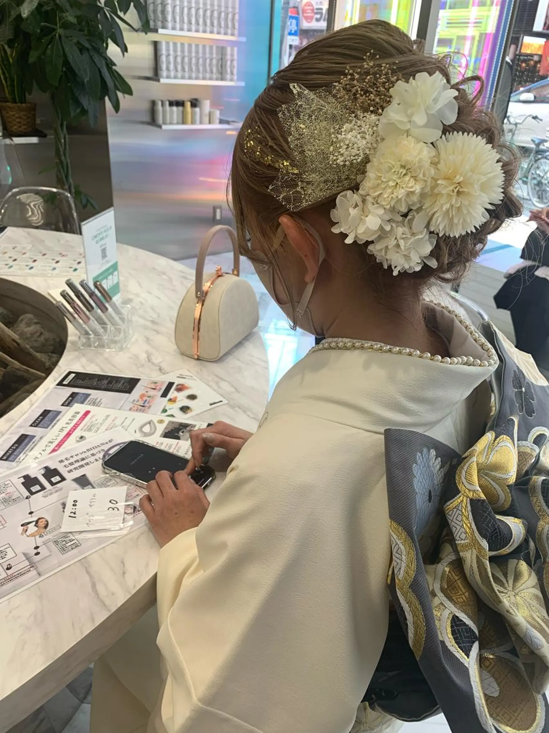 ミディアム ヘアアレンジ 平野 優奈のヘアスタイル