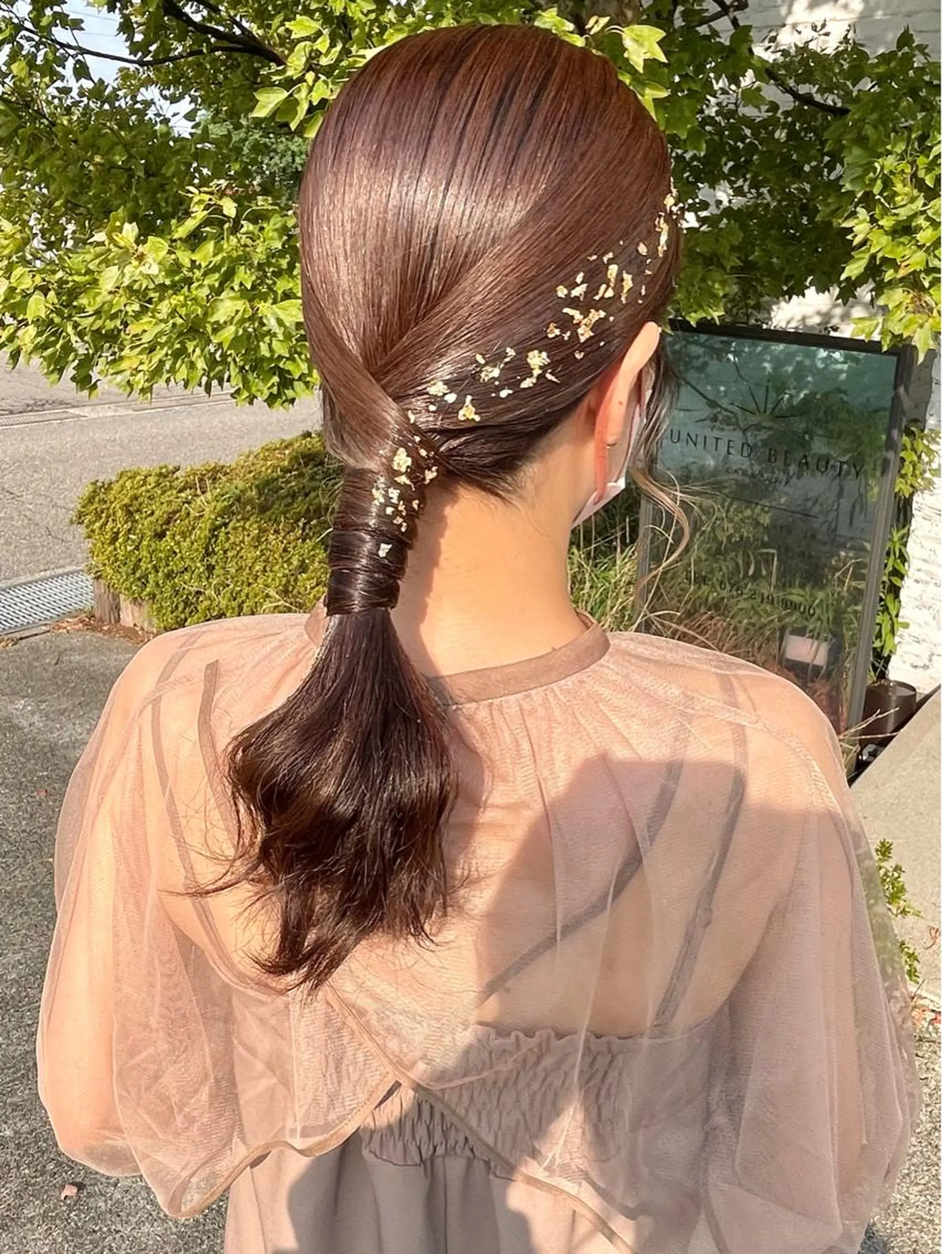 ミディアム ヘアアレンジ kyoka .のヘアスタイル