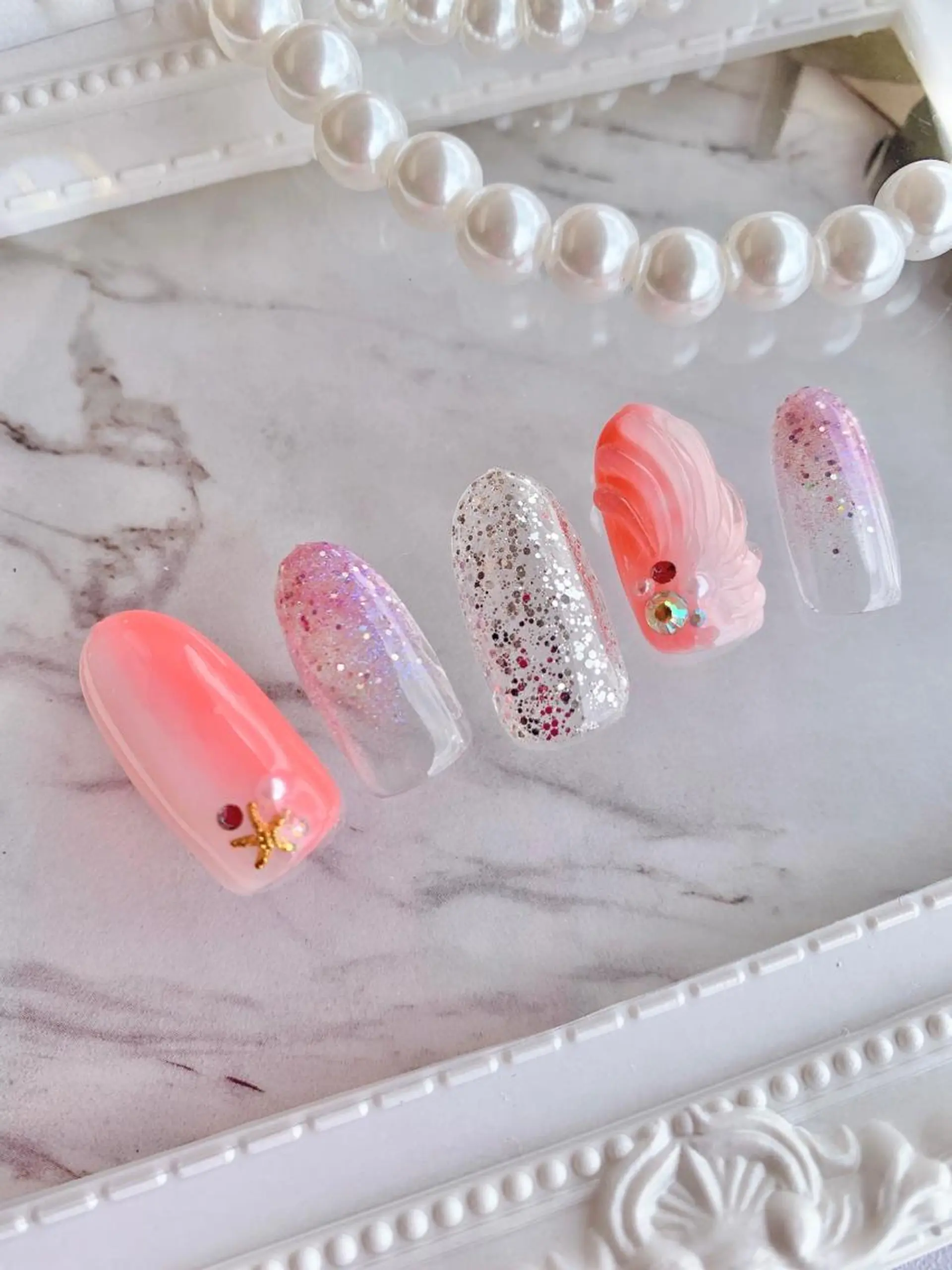 ネイル nail salon yumeno空　草加店所属・ネイルサロン 夢の空　草加　Jr.のネイルデザイン