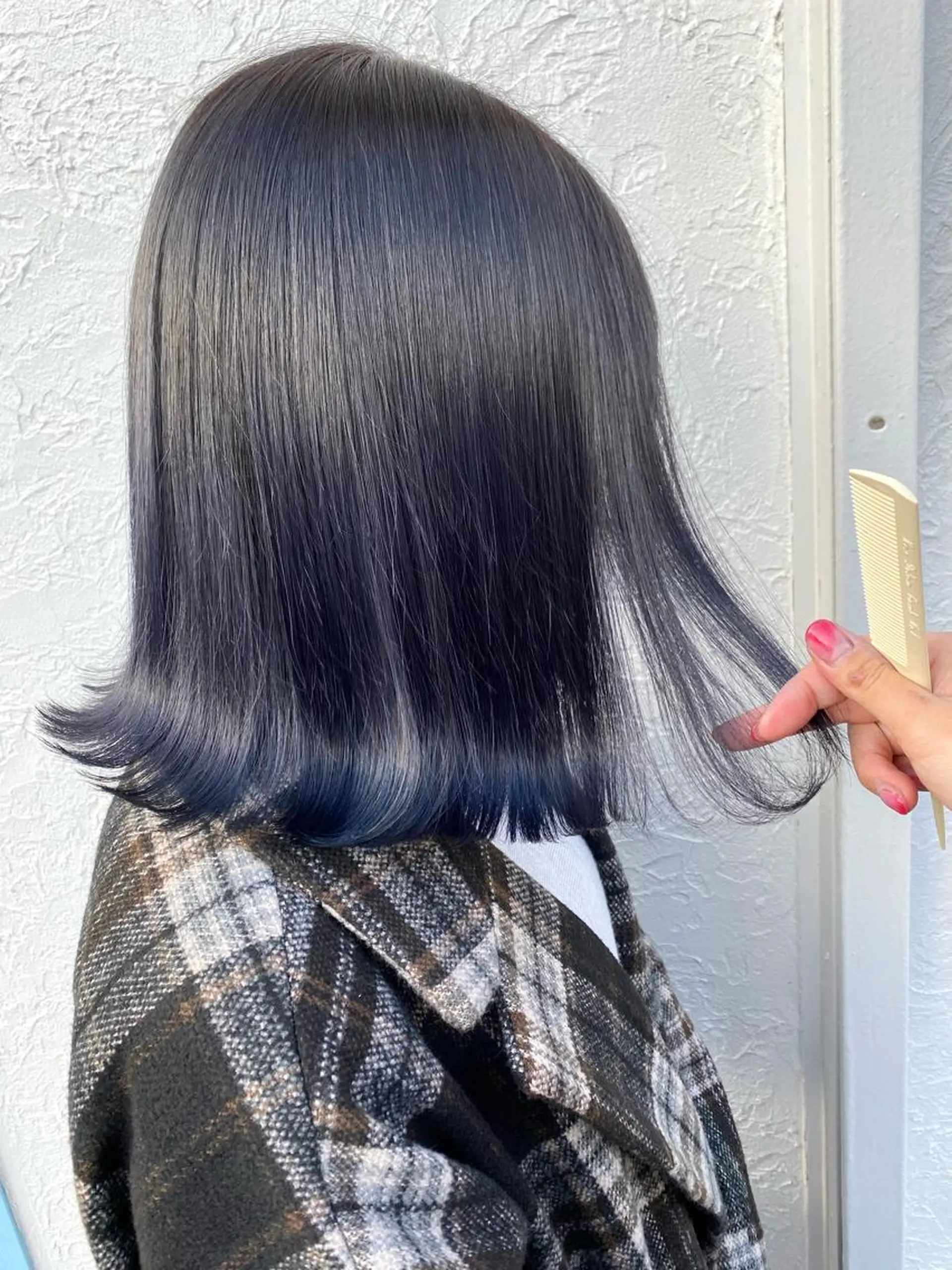 ミディアム カット ヘアカラー 縮毛矯正 トリートメント mare所属・＊＊＊ natsumiのヘアスタイル