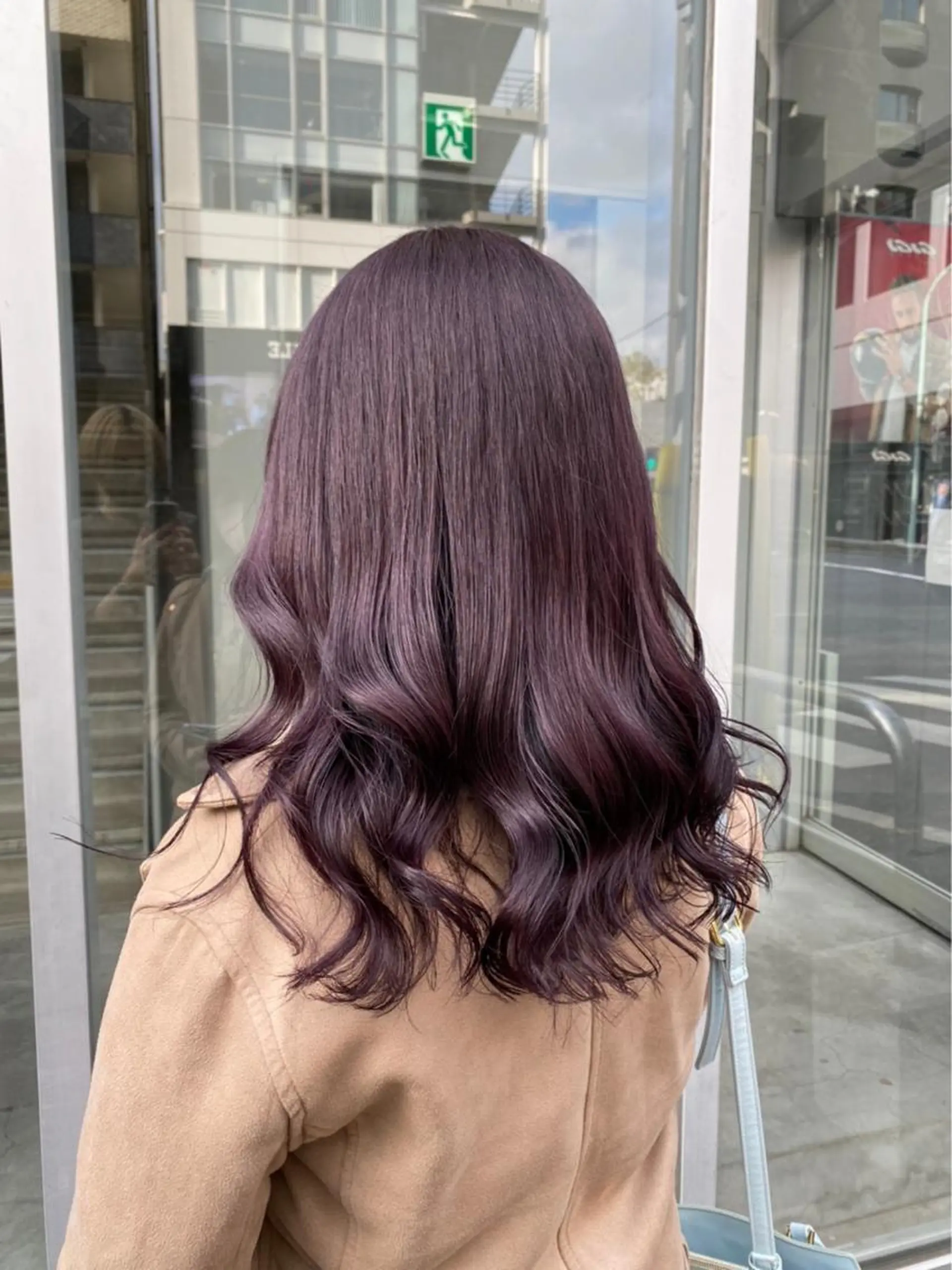 セミロング カラー ブリーチなし暖色 💗AKARI💗のヘアスタイル