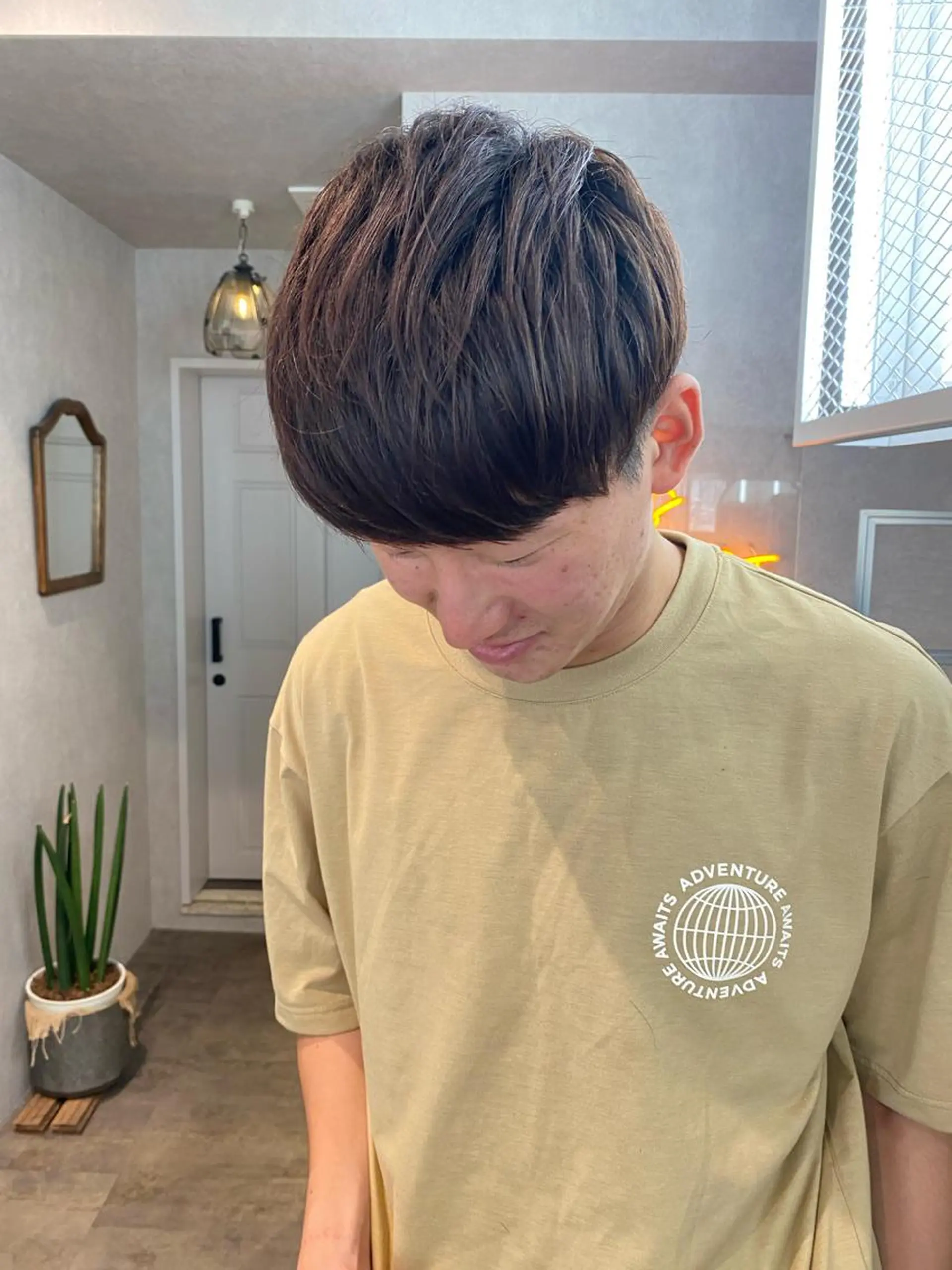 ミディアム ヘアアレンジ メンズ XENA表参道 MIKUのヘアスタイル