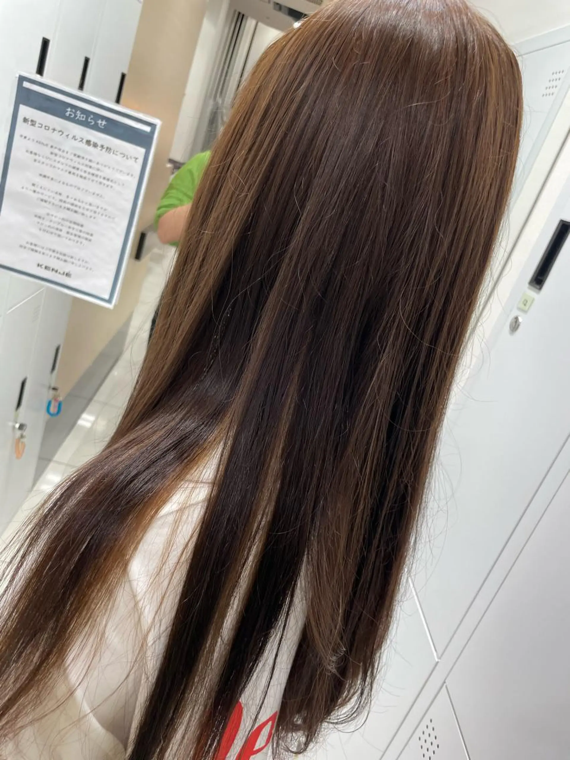 ロング カラー トリートメント クロスパーマ/うる艶 カラー/Kurumiのヘアスタイル