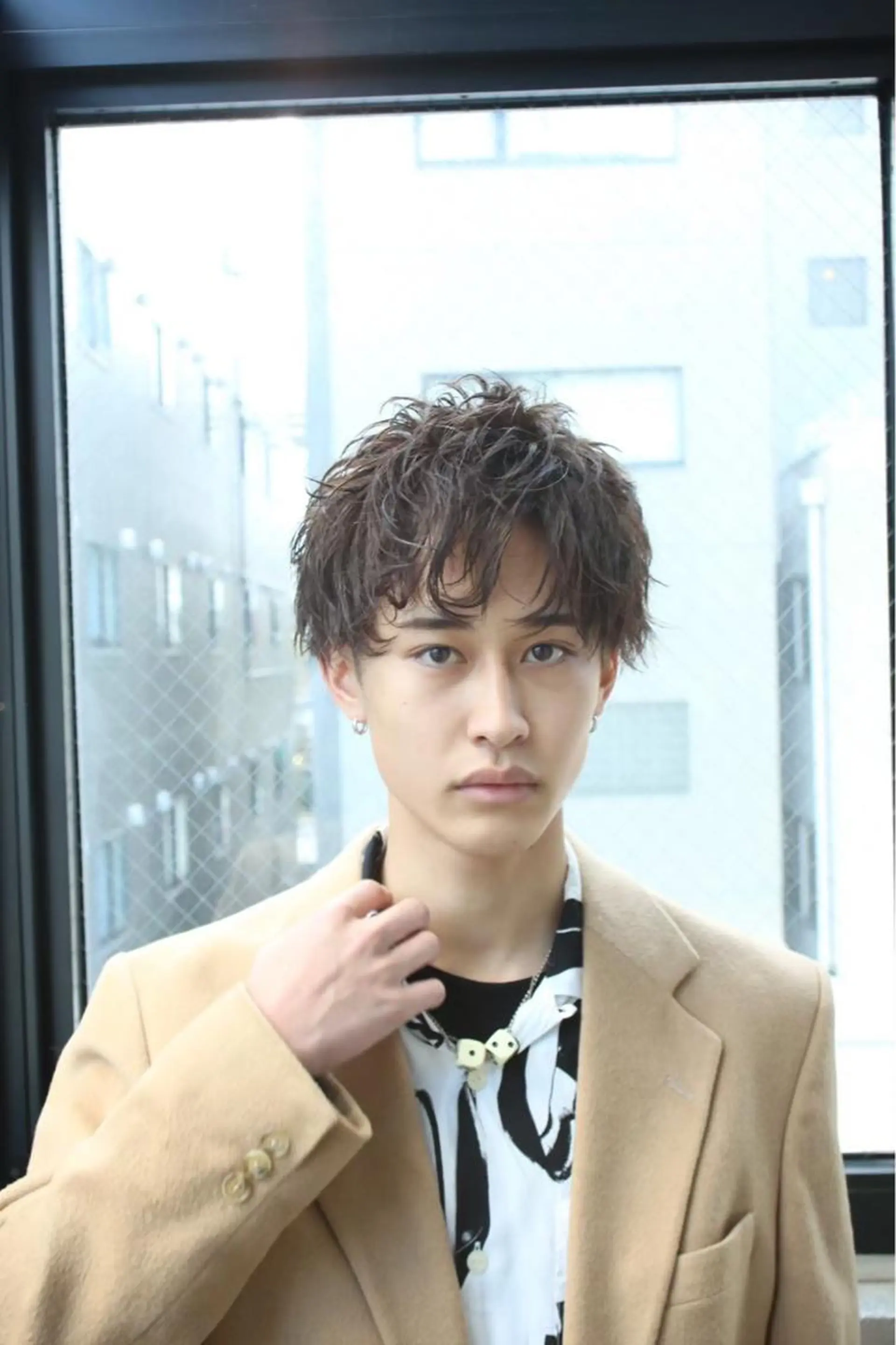 ショート カラー パーマ ヘアアレンジ メンズ キッズ ネイル マツエク・マツパ アイブロウ ショートボブ メンズバレイヤージュ メンズブリーチ メンズハイライト メンズハイトーン PERCUT大阪堀江店所属・メンズヘアのカリスマ 北地　空のヘアスタイル