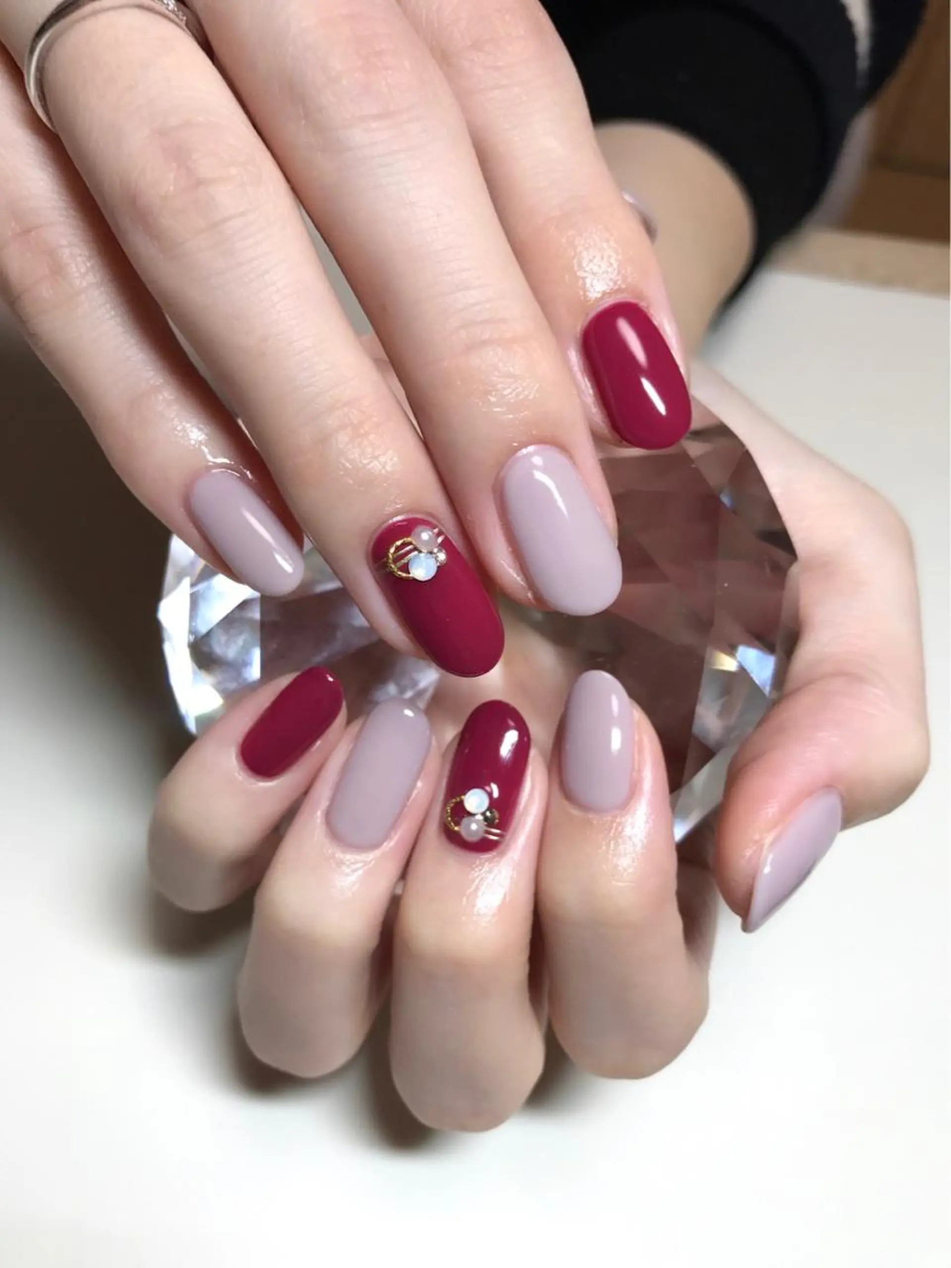 ネイル シンプルネイル 'mm所属・'mm  (ミリ) ＭＡＮＡＭＩのネイルデザイン