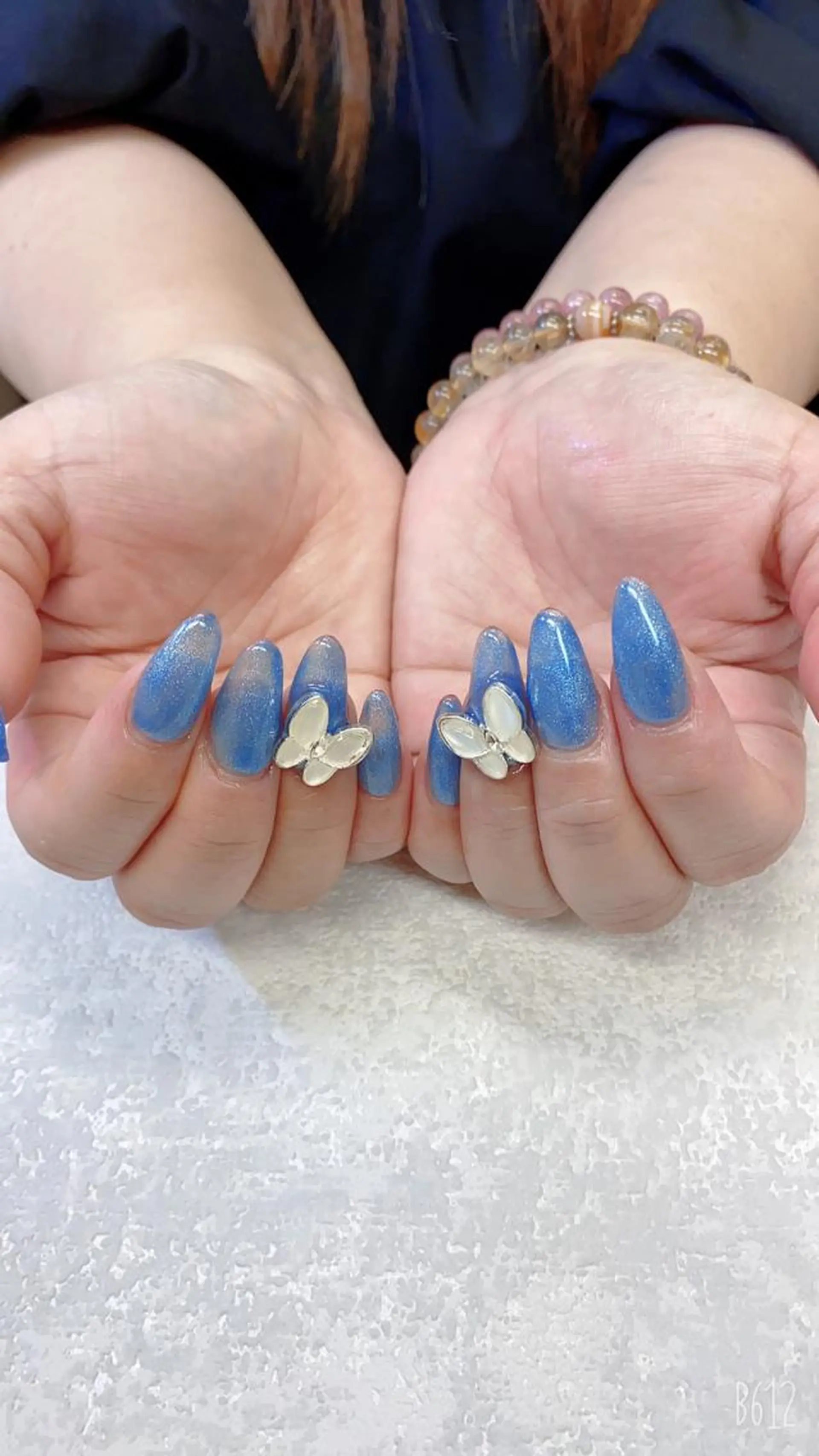 セミロング ハンドネイル JNA認定講師🌸 RIEのネイルデザイン