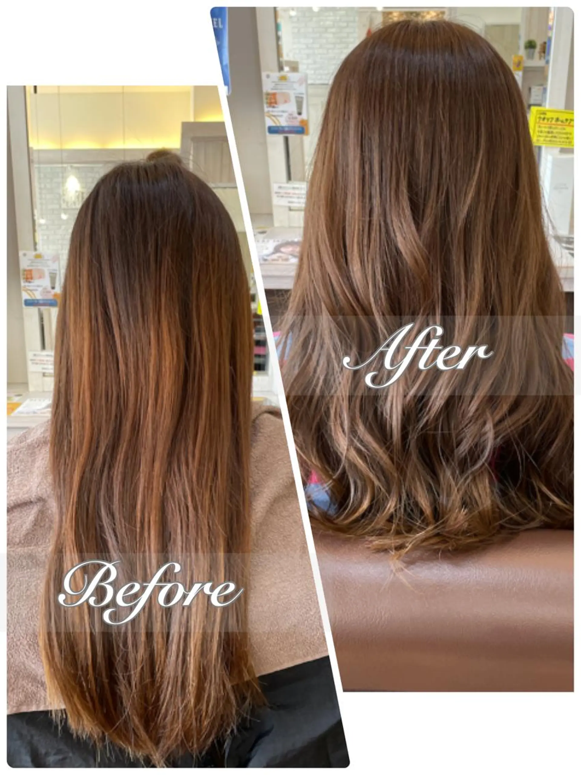 セミロング カラー Well's TAIGAのヘアスタイル