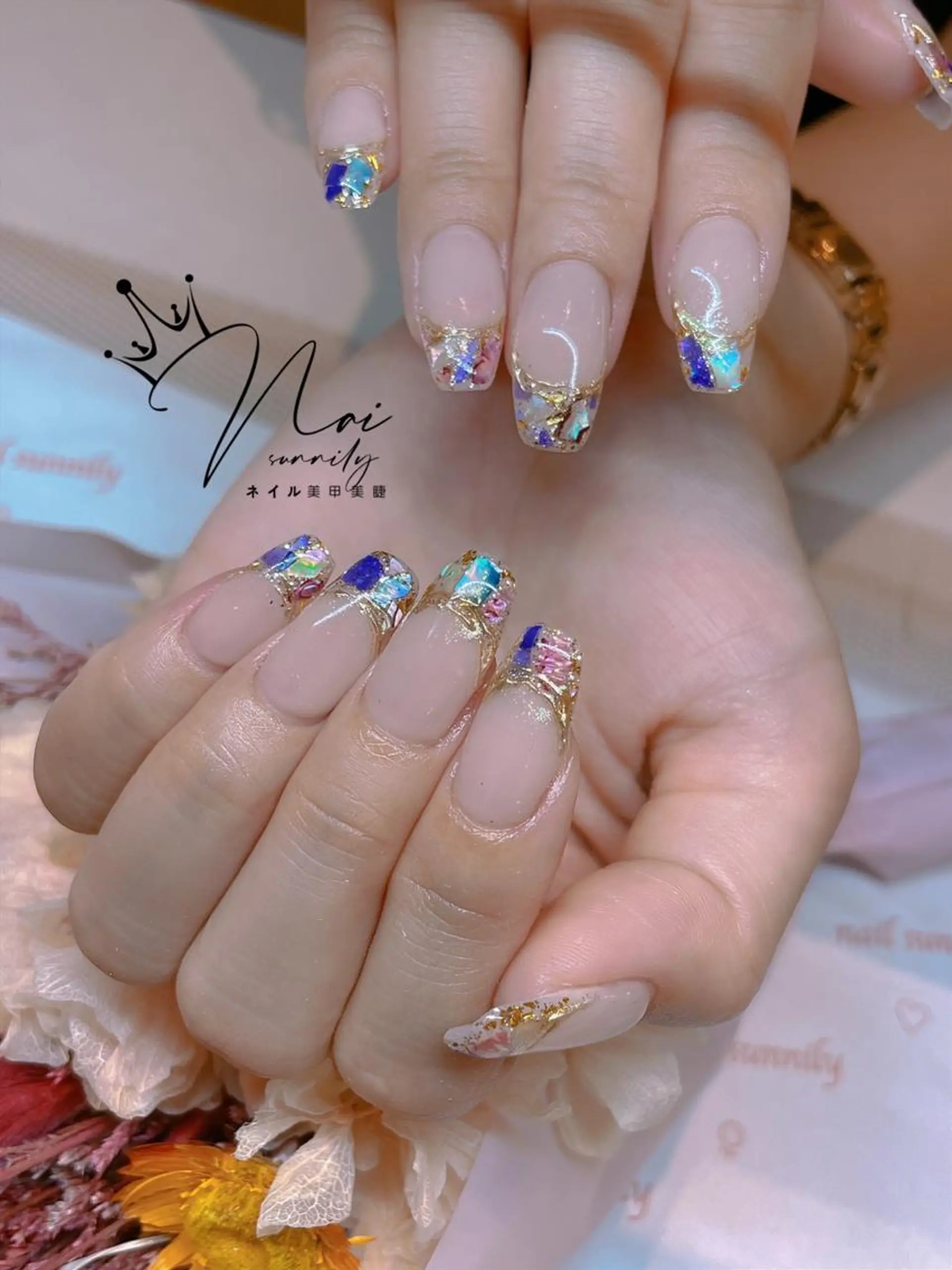 ネイル 長さだし専門店 M2　rikaのネイルデザイン