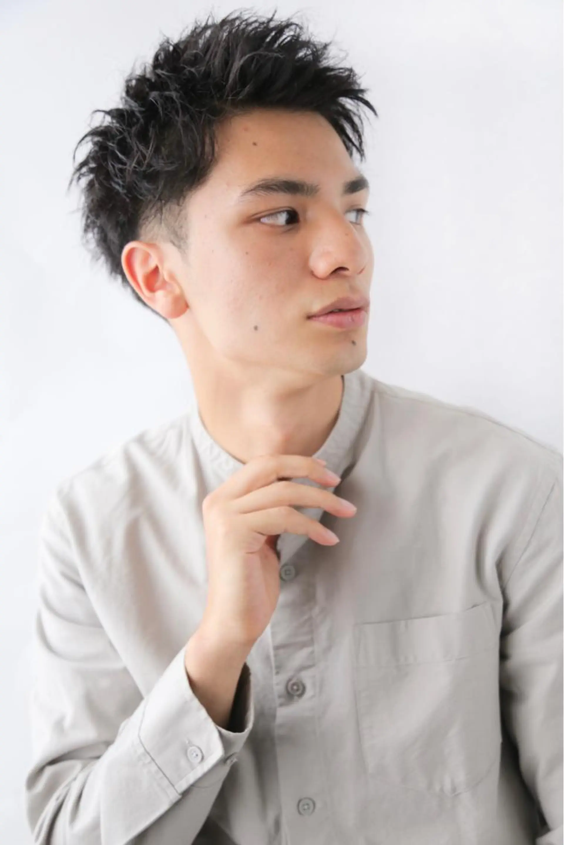 メンズ ツーブロック verda所属・✨ブリーチなし透明感 池袋 水野のヘアスタイル