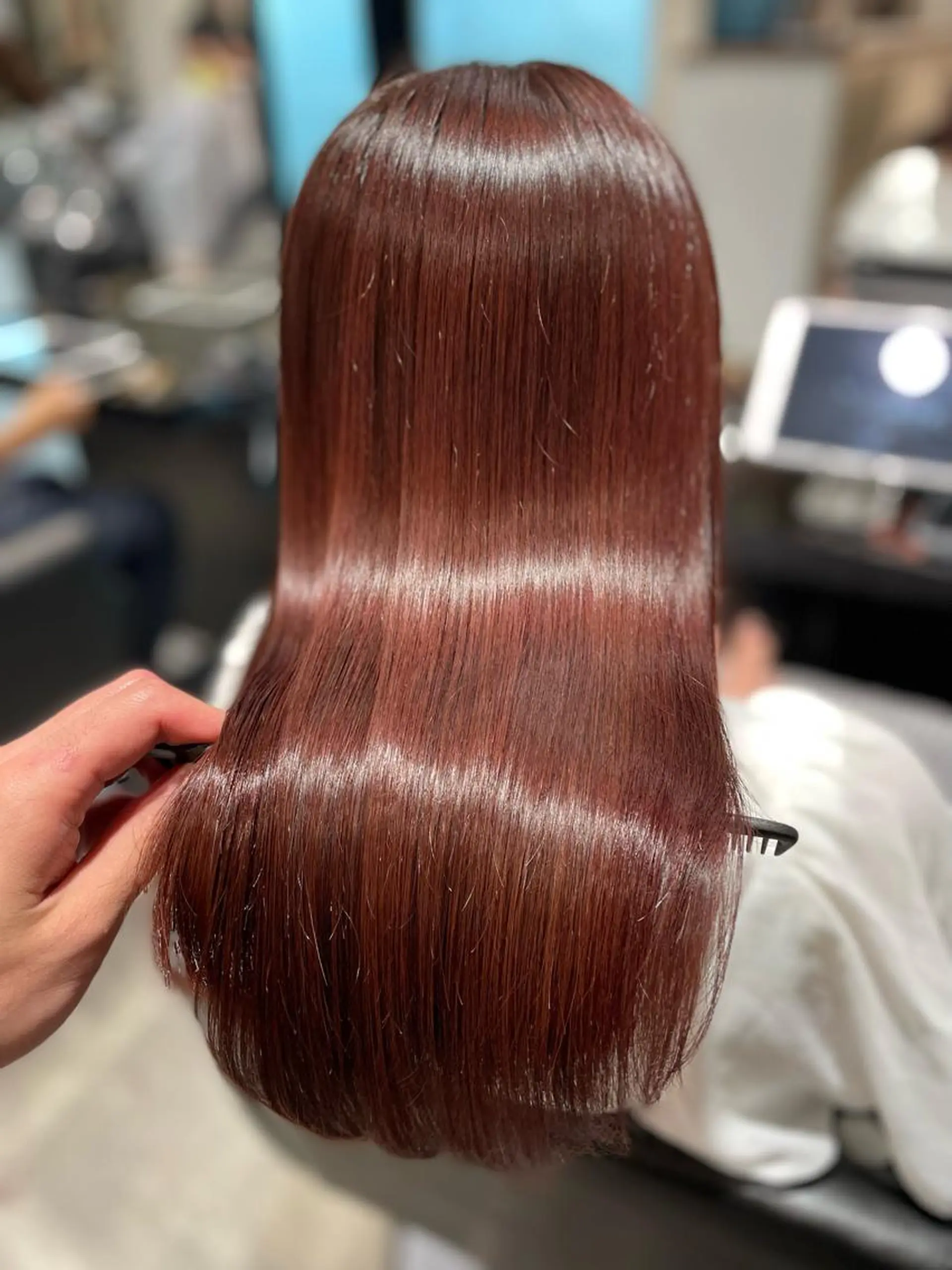 セミロング 美髪矯正 Rioのヘアスタイル