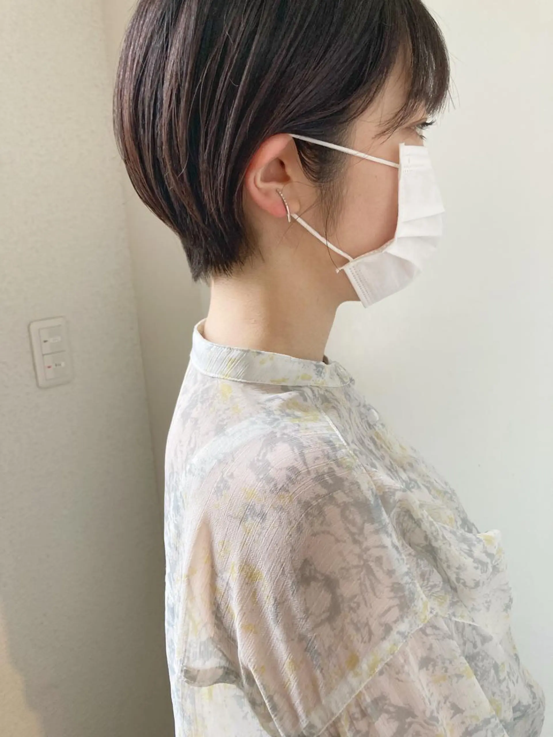 ショート カラー ショートヘア カット 縮毛矯正 小木曽智美 /ボブ/ショートのヘアスタイル