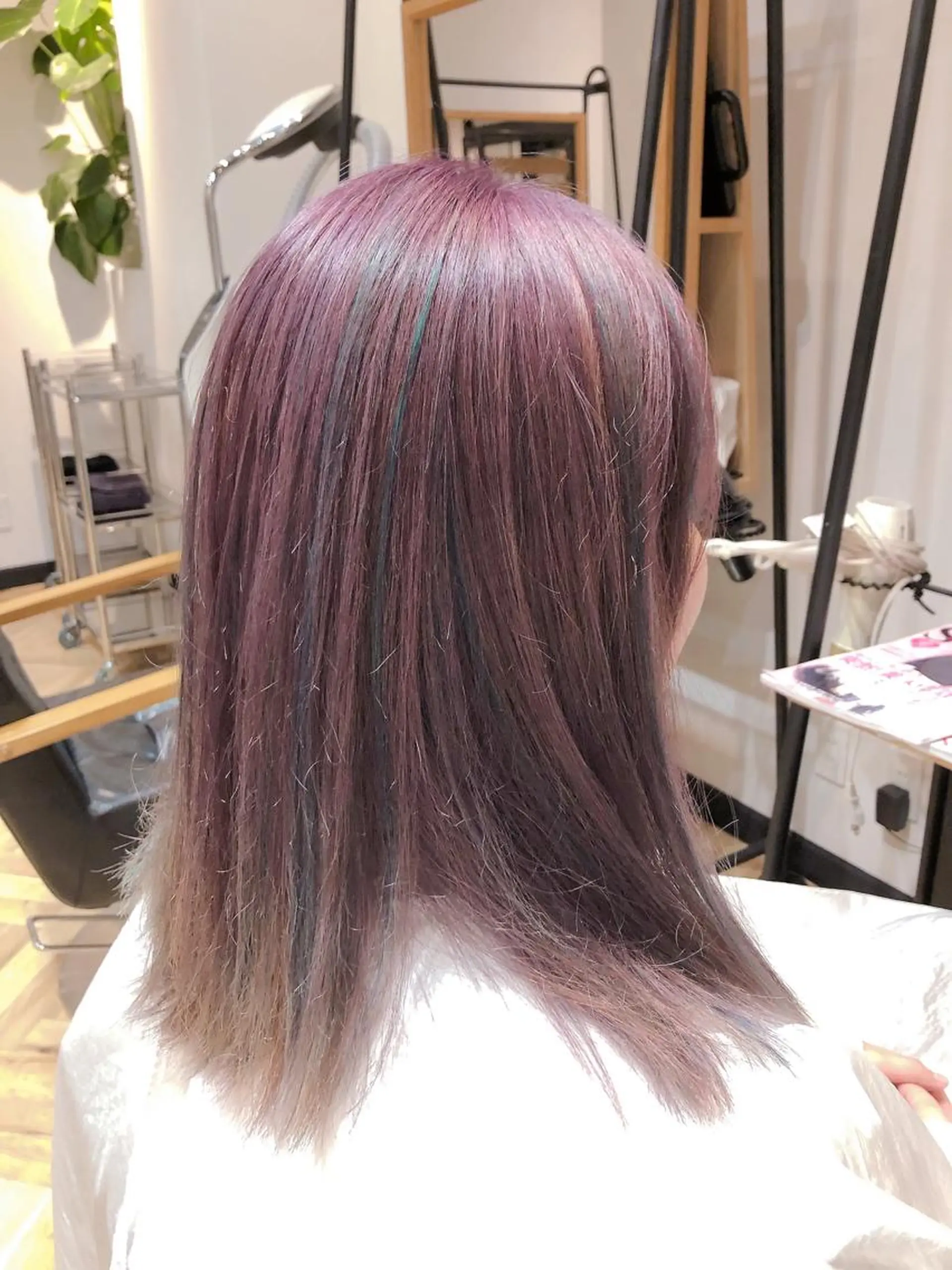 ミディアム ハイトーン/カラー/ 用賀/稲若健太郎のヘアスタイル