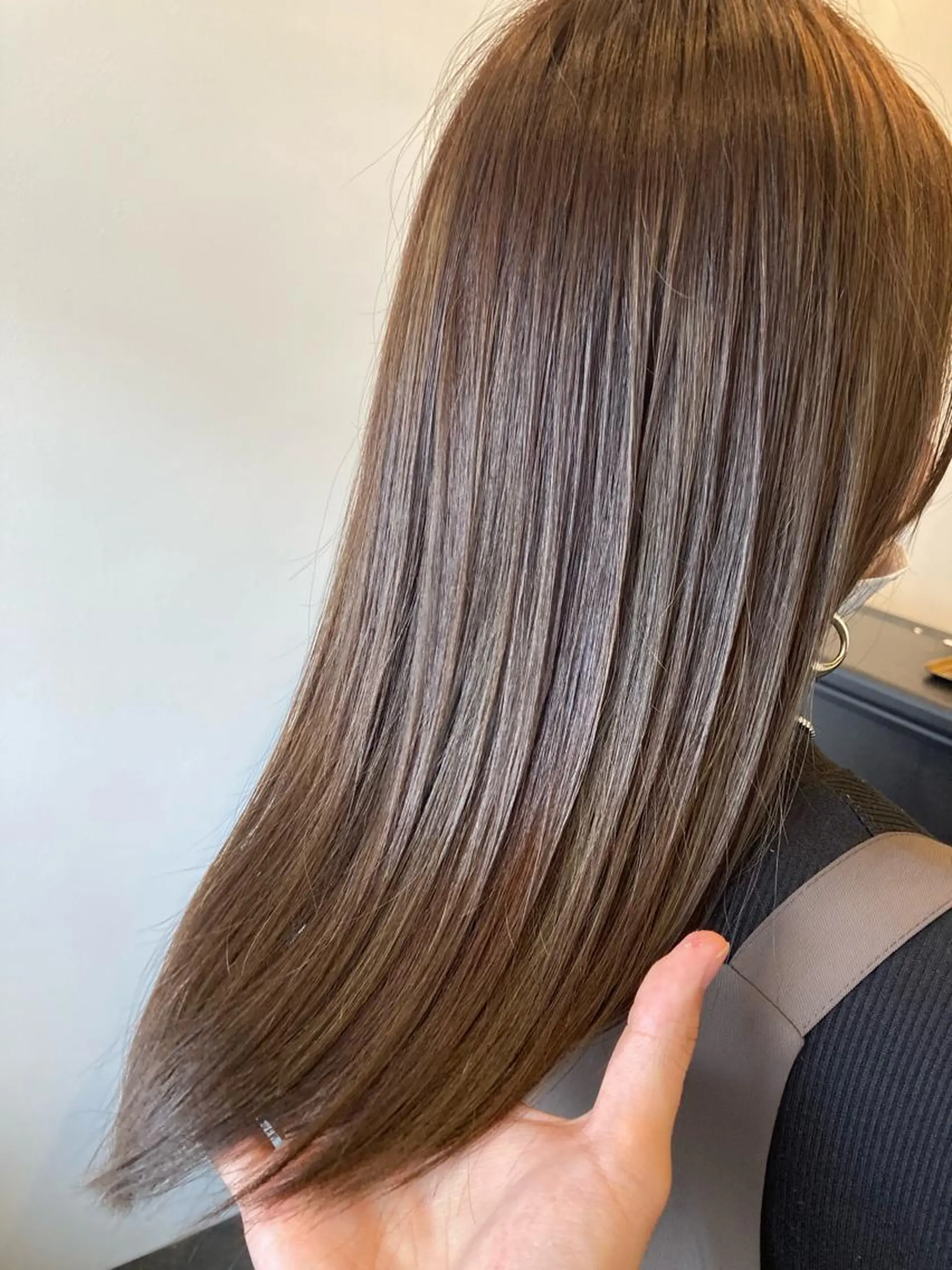 セミロング 髪質改善 トリートメント ヘアカラー トリートメント pétilpo所属・田村 瑠袈のヘアスタイル