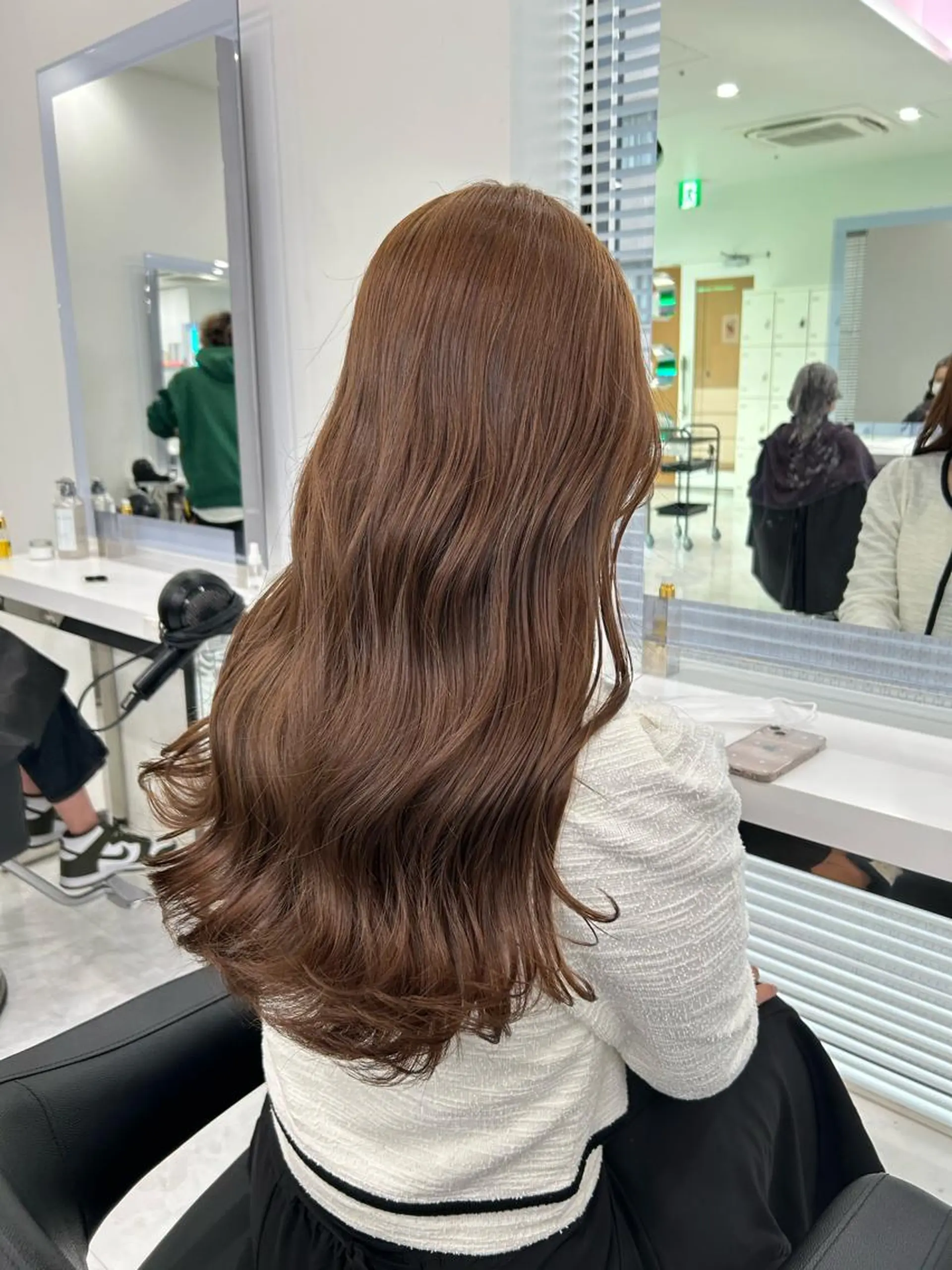 ロング カラー ブリーチ ダブルカラー ブリーチなしカラー 縮毛矯正 韓流メンズカット パーマ/KOTAのヘアスタイル