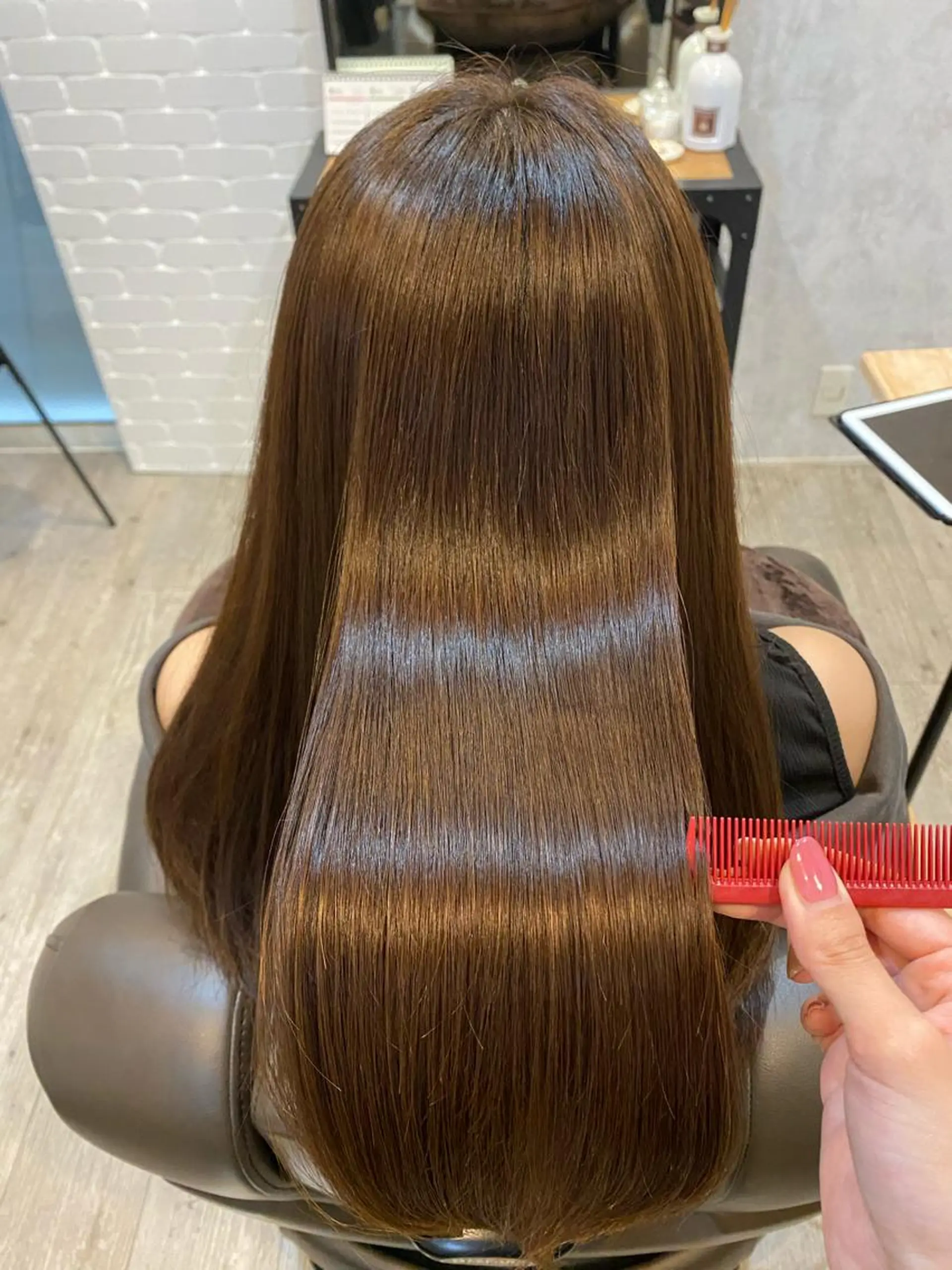 ロング 青木 ありさのヘアスタイル