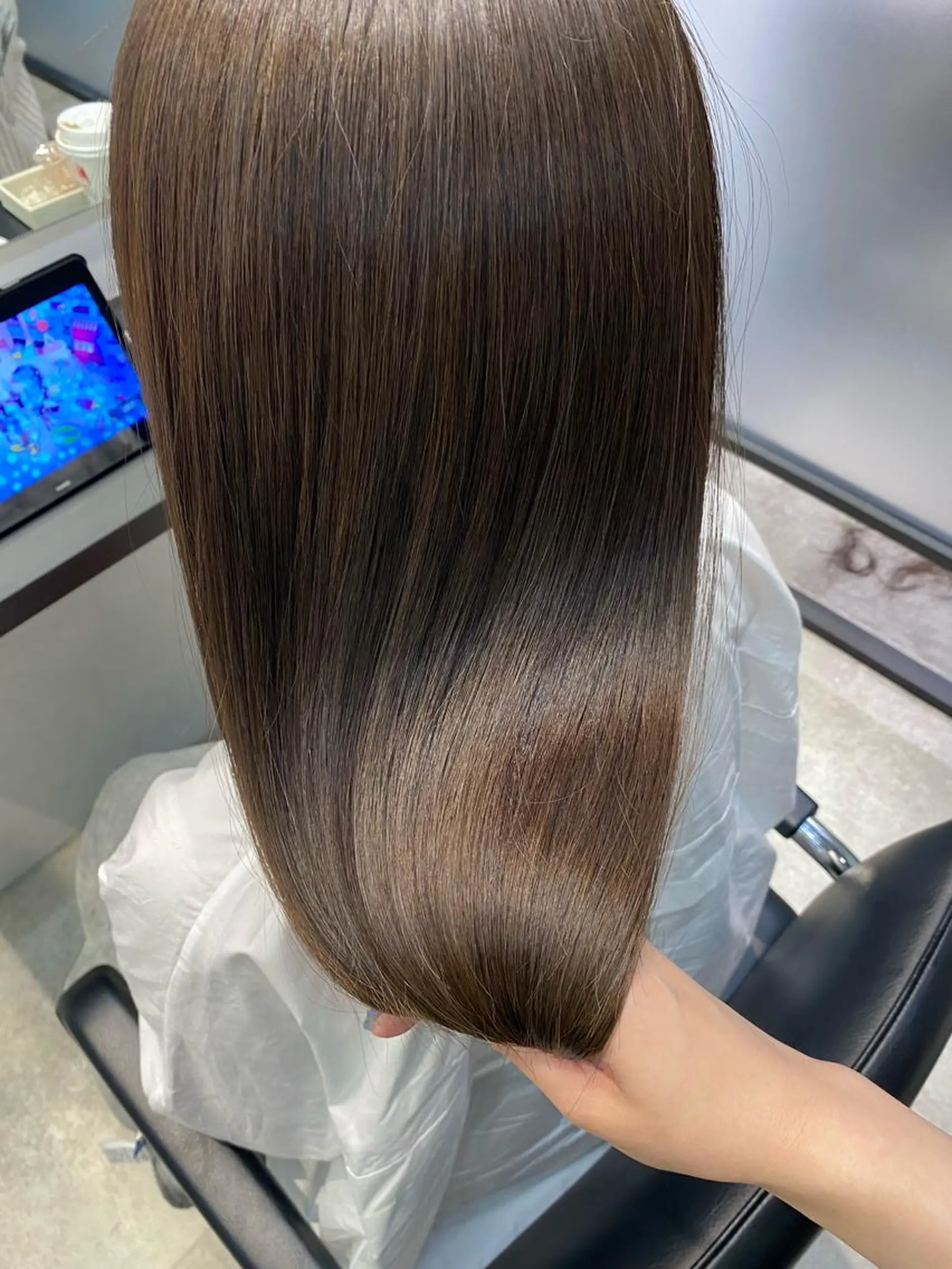 ロング カラー カット ヘアカラー トリートメント 韓国ヘア🇰🇷 トヨキトキコのヘアスタイル
