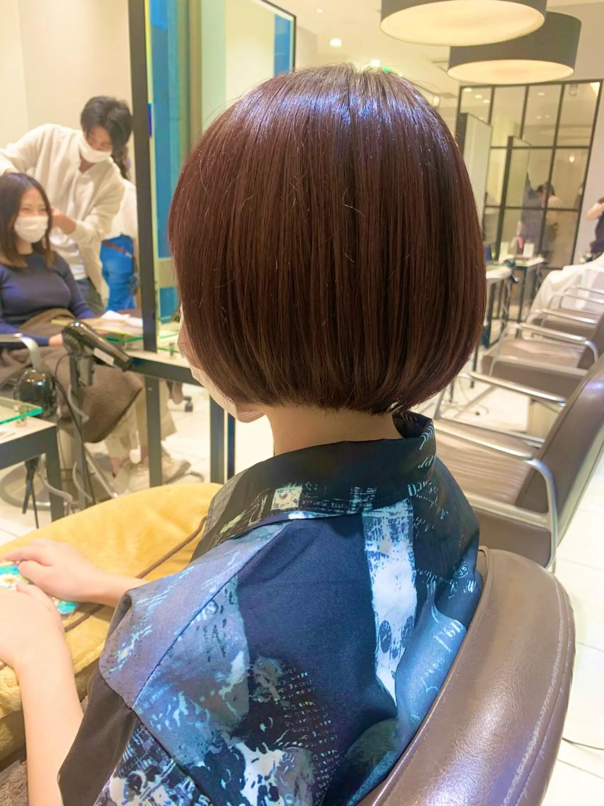 ショート カット ヘアカラー 縮毛矯正 トリートメント SALOWIN 銀座一丁目店所属・髪質改善/縮毛矯正 🎀小林 唯 🎀のヘアスタイル