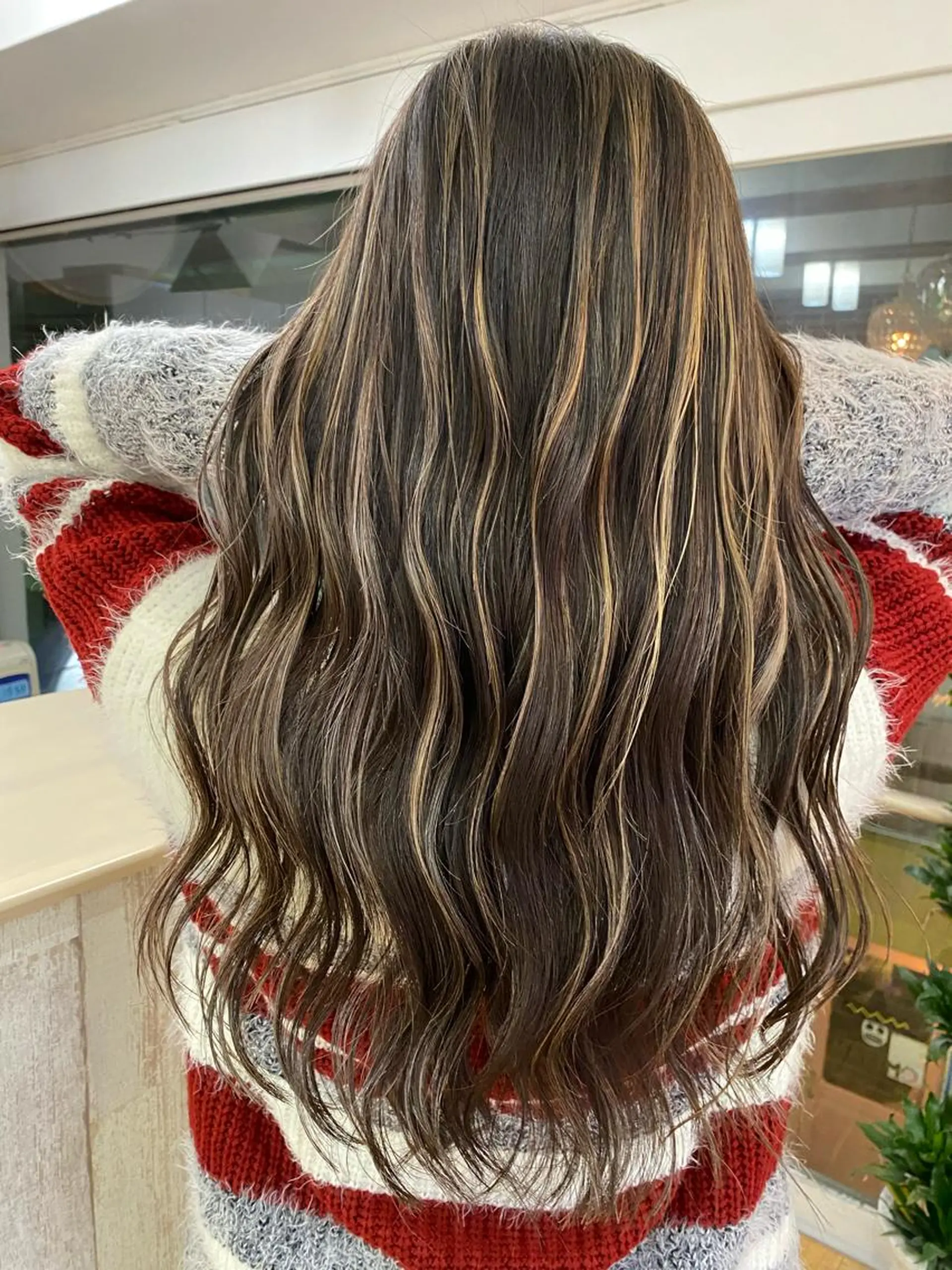 ロング カラー ヘアアレンジ 久米 治仁のヘアスタイル