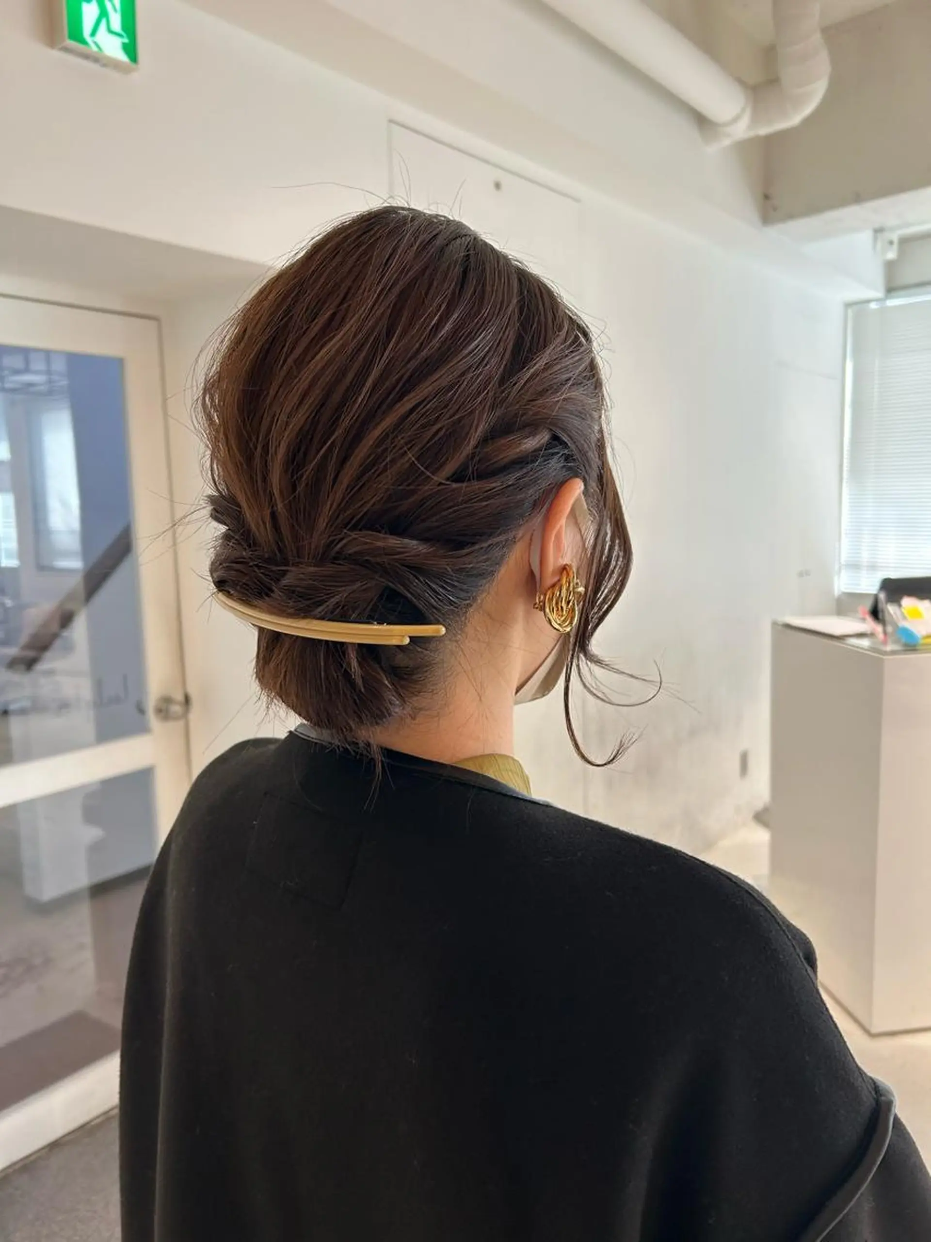 ミディアム ヘアセット 透明感カラー🫧 nanohaのヘアスタイル