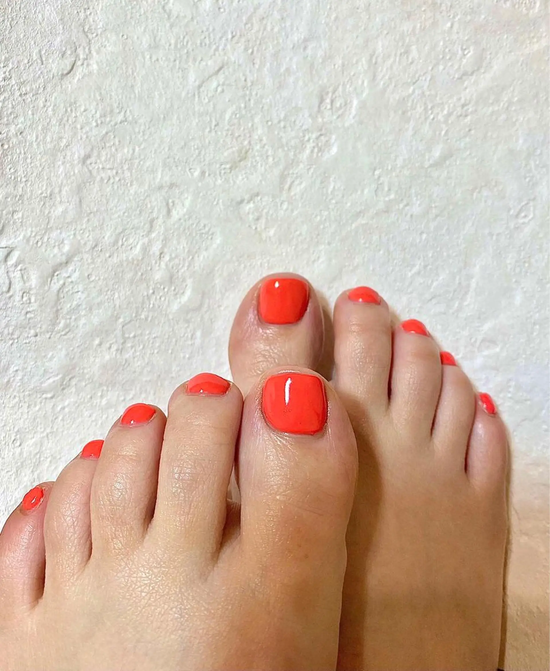 ネイル フットネイル ワンカラーネイル emu nail yuのネイルデザイン