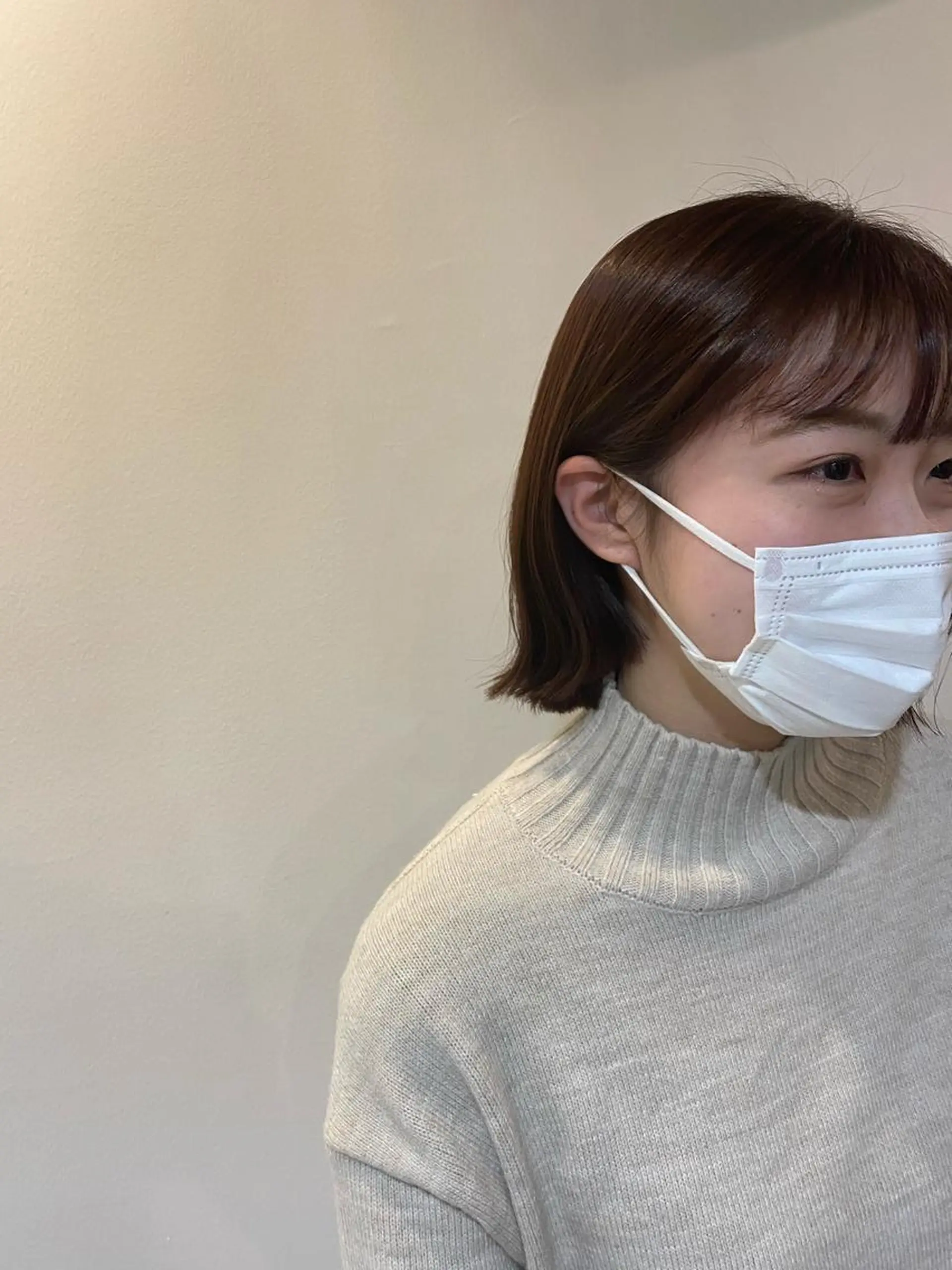 ショート カラー ブラウンカラー トリートメント サイトウ アカネのヘアスタイル